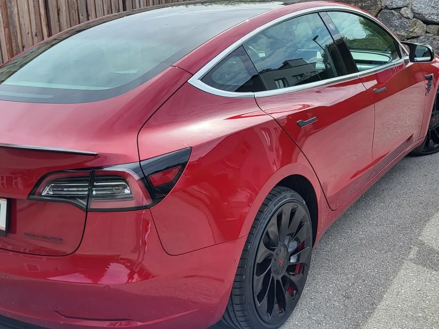 Tesla Model 3 Long Range 75kWh Piros - 2