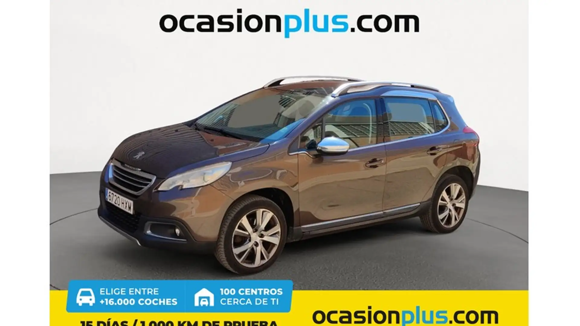 Peugeot 2008 1.6 e-HDI Allure 115 Brun - 1