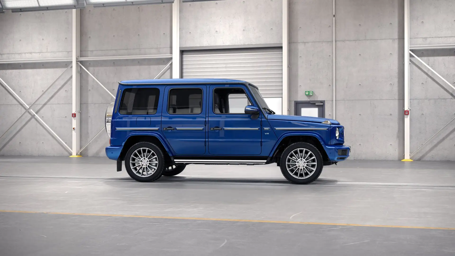 Mercedes-Benz G 500 AMG+FAHRASSITENZPAKET+360°+BURMESTER+DISTR Azul - 2