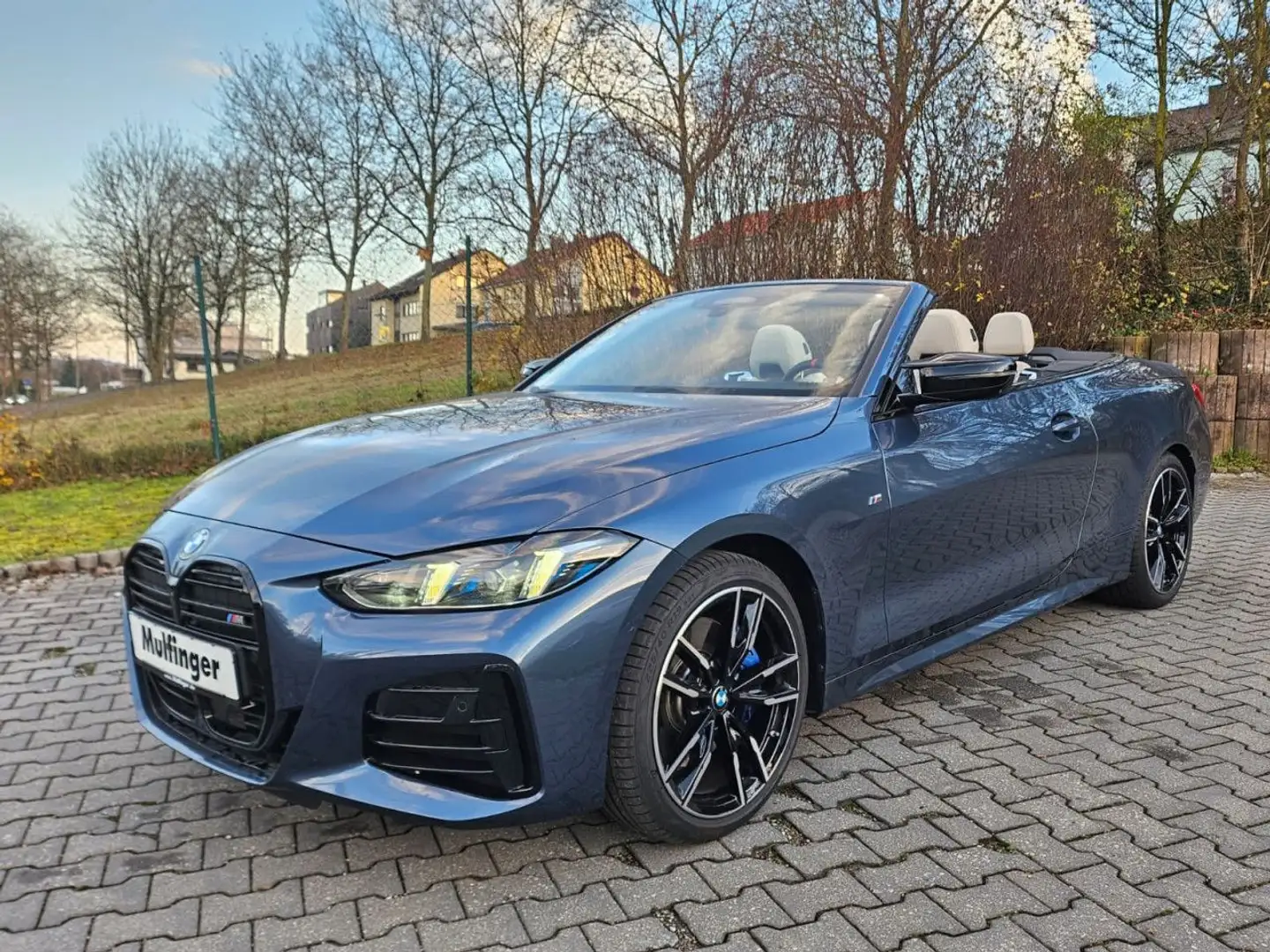 BMW 440 Mi xDr.Cabrio FACELIFT SurView.HUD ACC AHK19" Bleu - 2