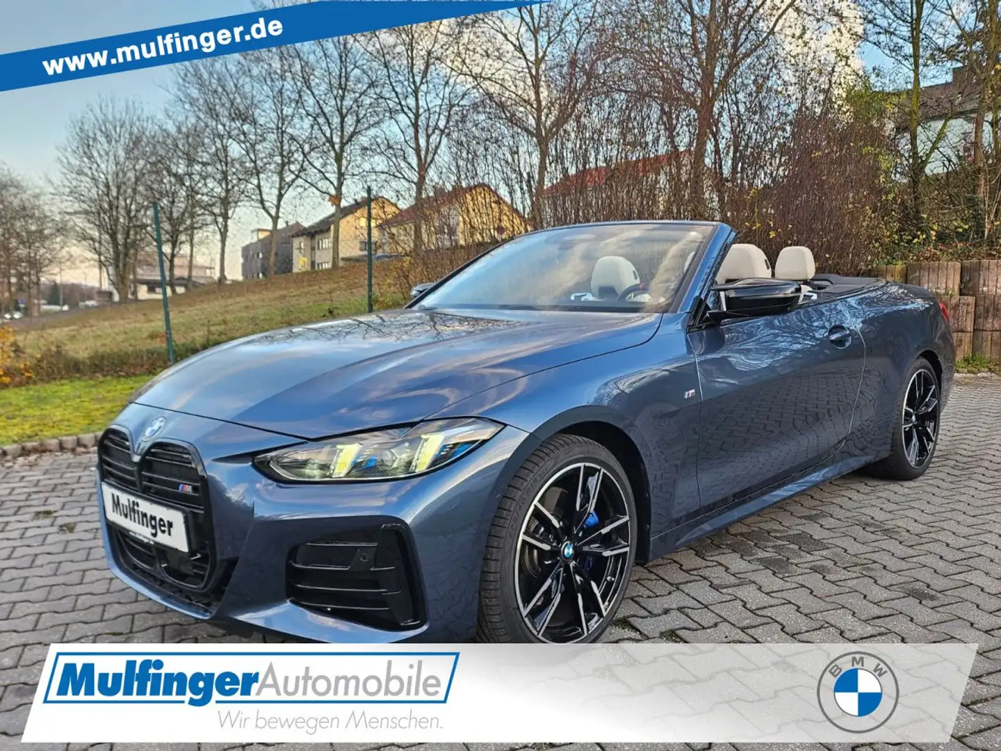 BMW 440 Mi xDr.Cabrio FACELIFT SurView.HUD ACC AHK19" Bleu - 1