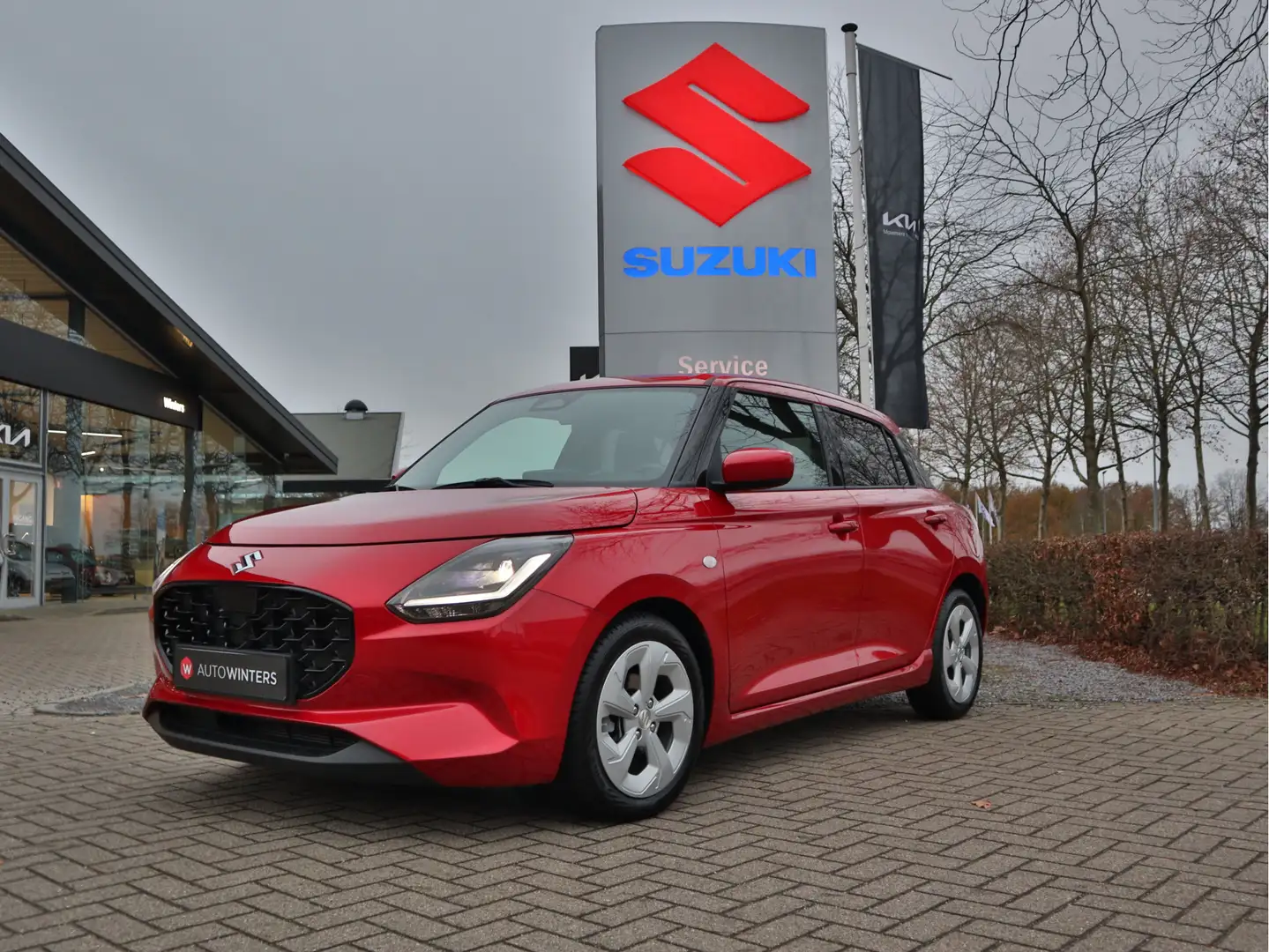 Suzuki Swift 1.2 Select Smart Hybrid | Navigatie | Android-Auto Rood - 1