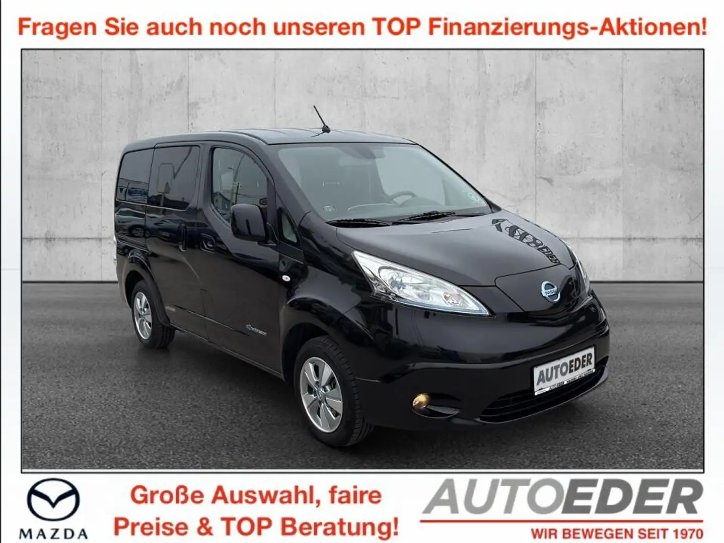 Nissan E-NV200 e-NV200 Evalia 24kWh Tekna (Batteriemiete) Schwarz - 1