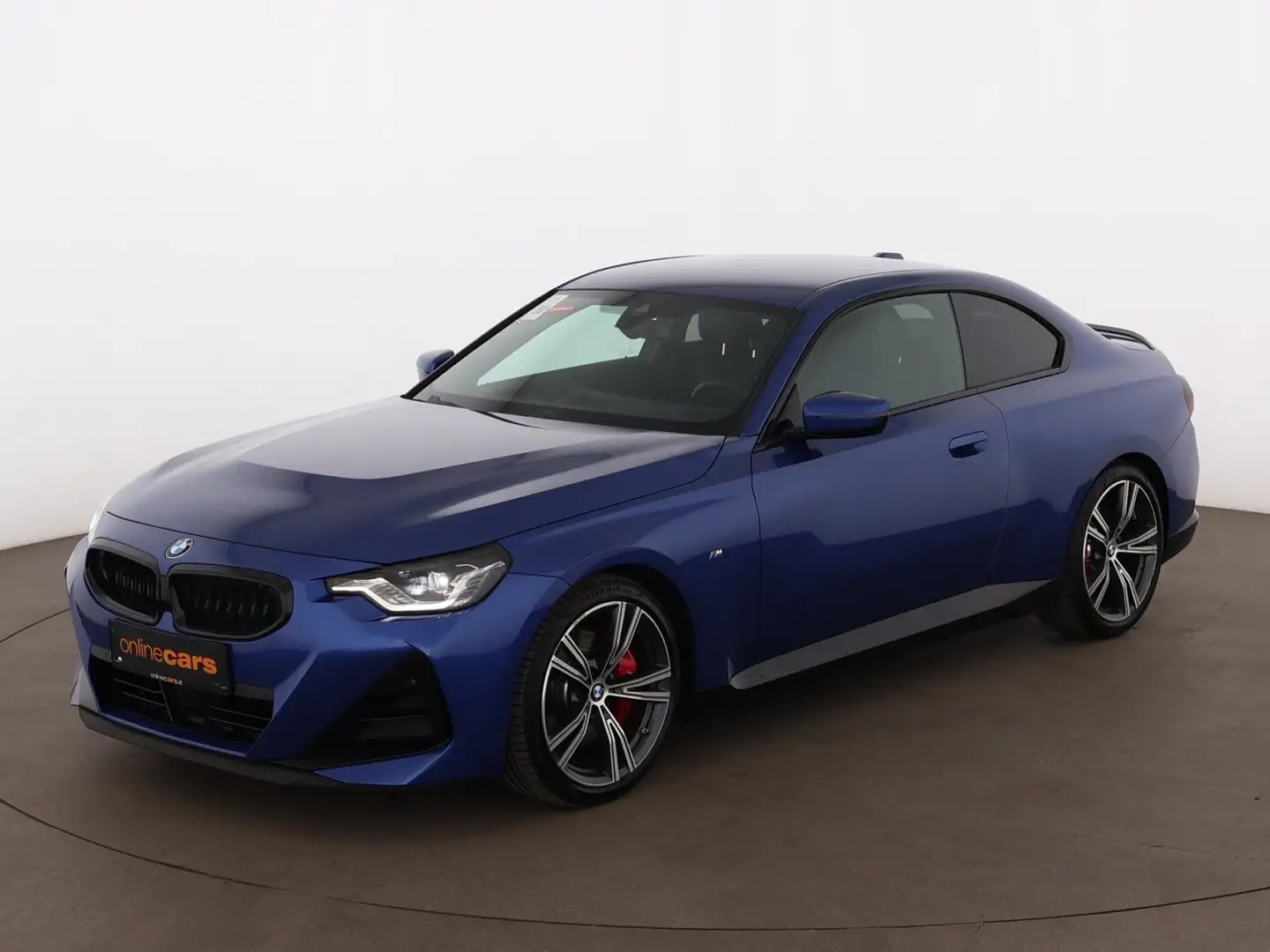 BMW 220 i Coupe M-Sport Aut LED LEDER NAVI SITZHZG Blau - 2
