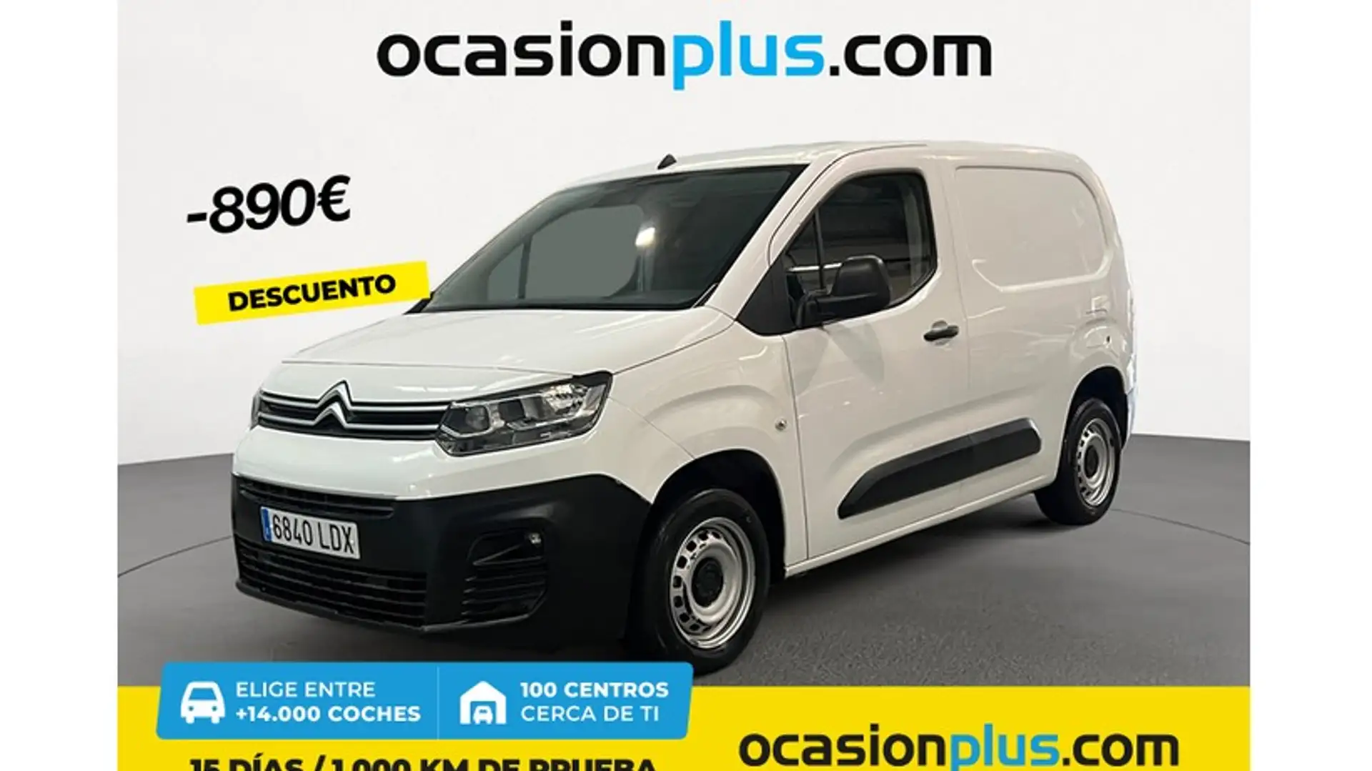 Citroen Berlingo Van BlueHDi S&S Talla M Control 100 Blanc - 1