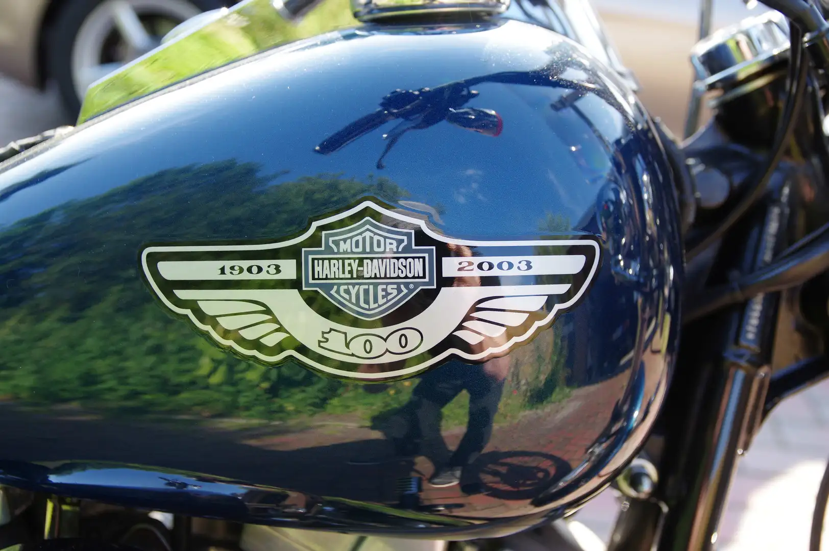 Harley-Davidson Softail Softail Standard Vergasermodel 100 years Modrá - 1