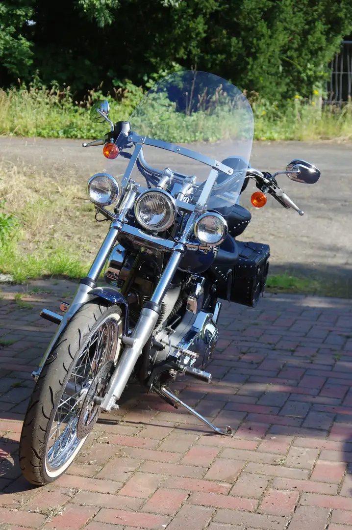 Harley-Davidson Softail Softail Standard Vergasermodel 100 years Modrá - 2