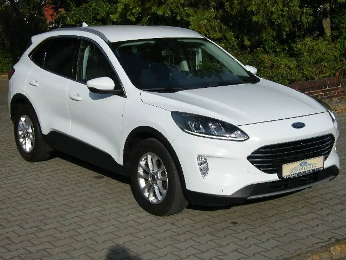 Ford Kuga Titanium-checkh/WIPA/elektr. Hängerk/1A Zust! Weiß - 1