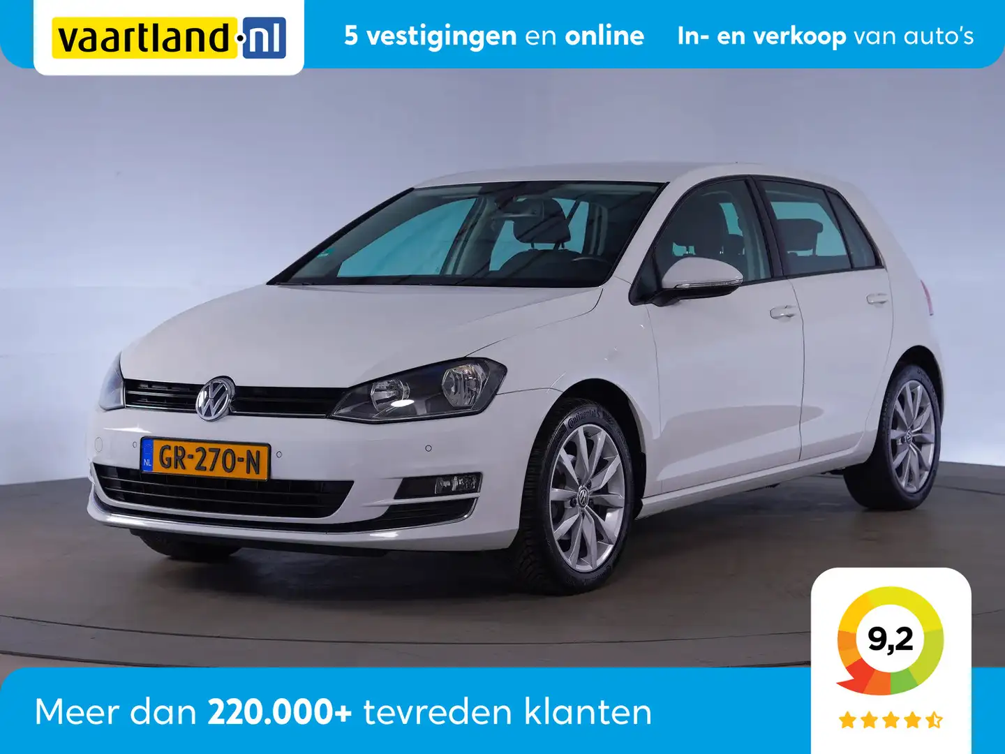 Volkswagen Golf 1.2 TSI Highline Aut. 5-drs [ Navi Climate Camera Blanc - 1