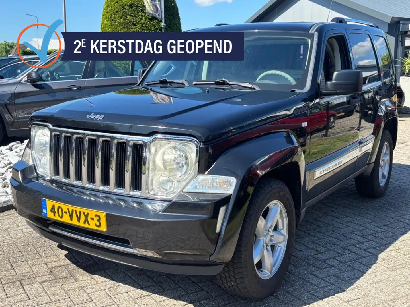 Jeep Cherokee 2.8 CRD Automaat Limited Grijs Kenteken Youngtimer Noir - 1