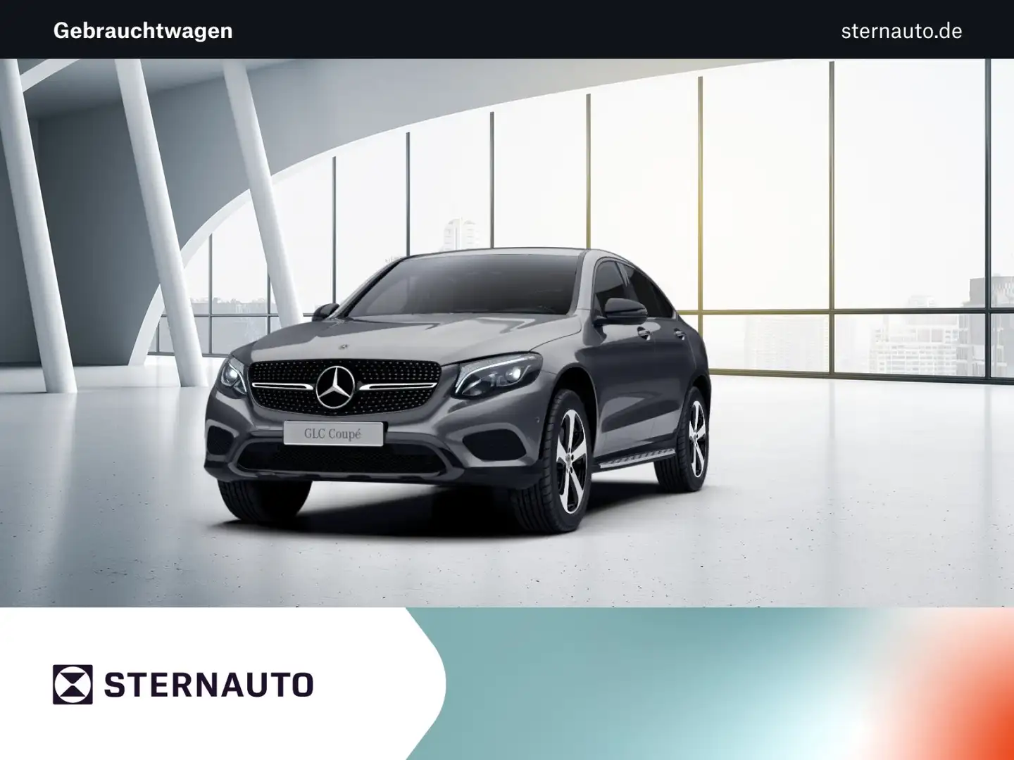 Mercedes-Benz GLC 220 GLC 220 d 4M Coupé Standh SHD RüKa  AHK Nightp Grau - 1
