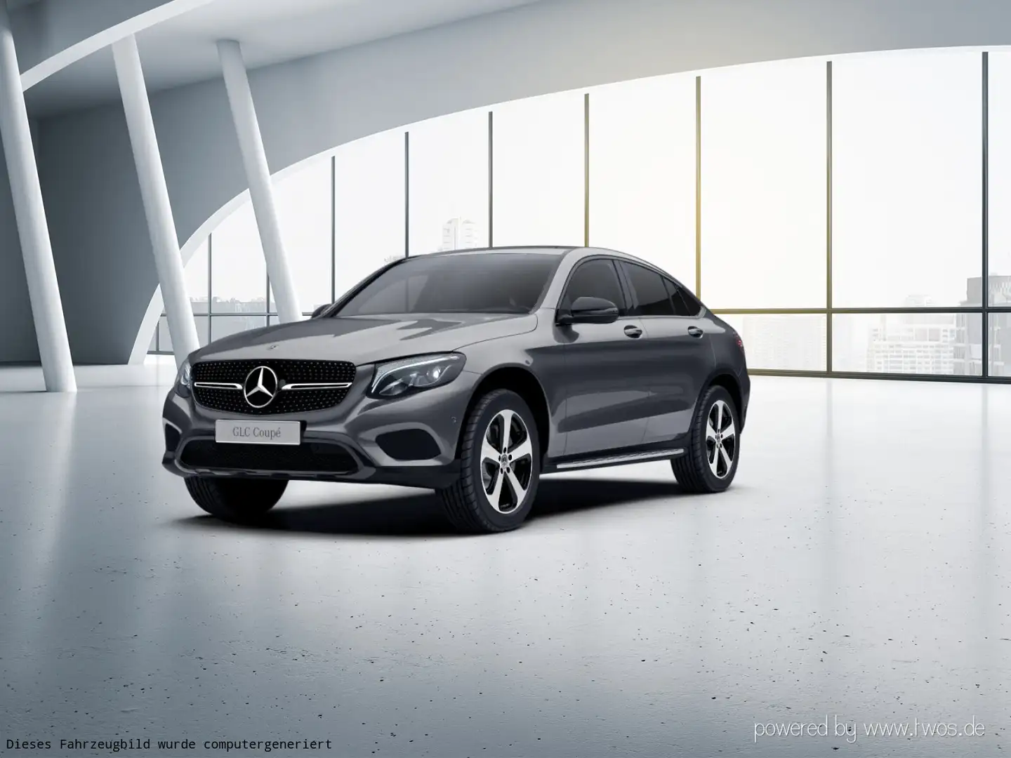 Mercedes-Benz GLC 220 GLC 220 d 4M Coupé Standh SHD RüKa  AHK Nightp Grau - 2