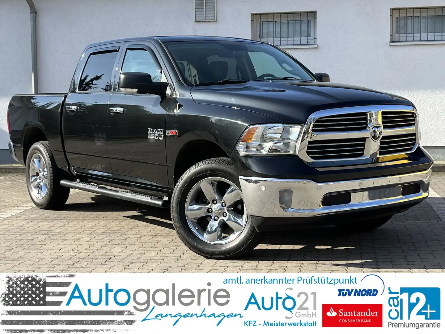 Dodge RAM 1500 Bighorn 3.0 EcoDiesel Crew PDC Navi AHK Noir - 1