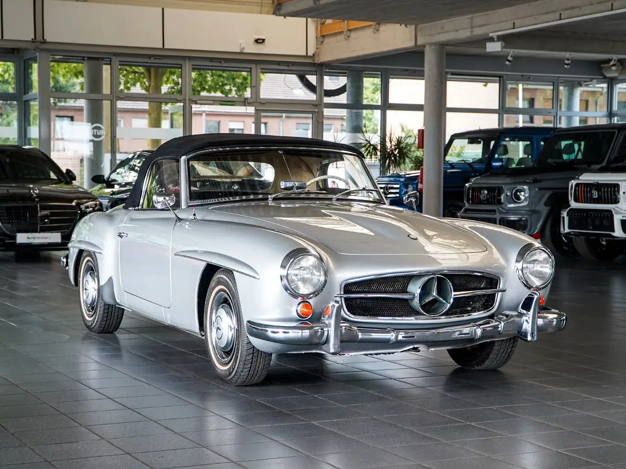 Mercedes-Benz 190 SL Roadster Sammler-Fahrzeug, foto 4