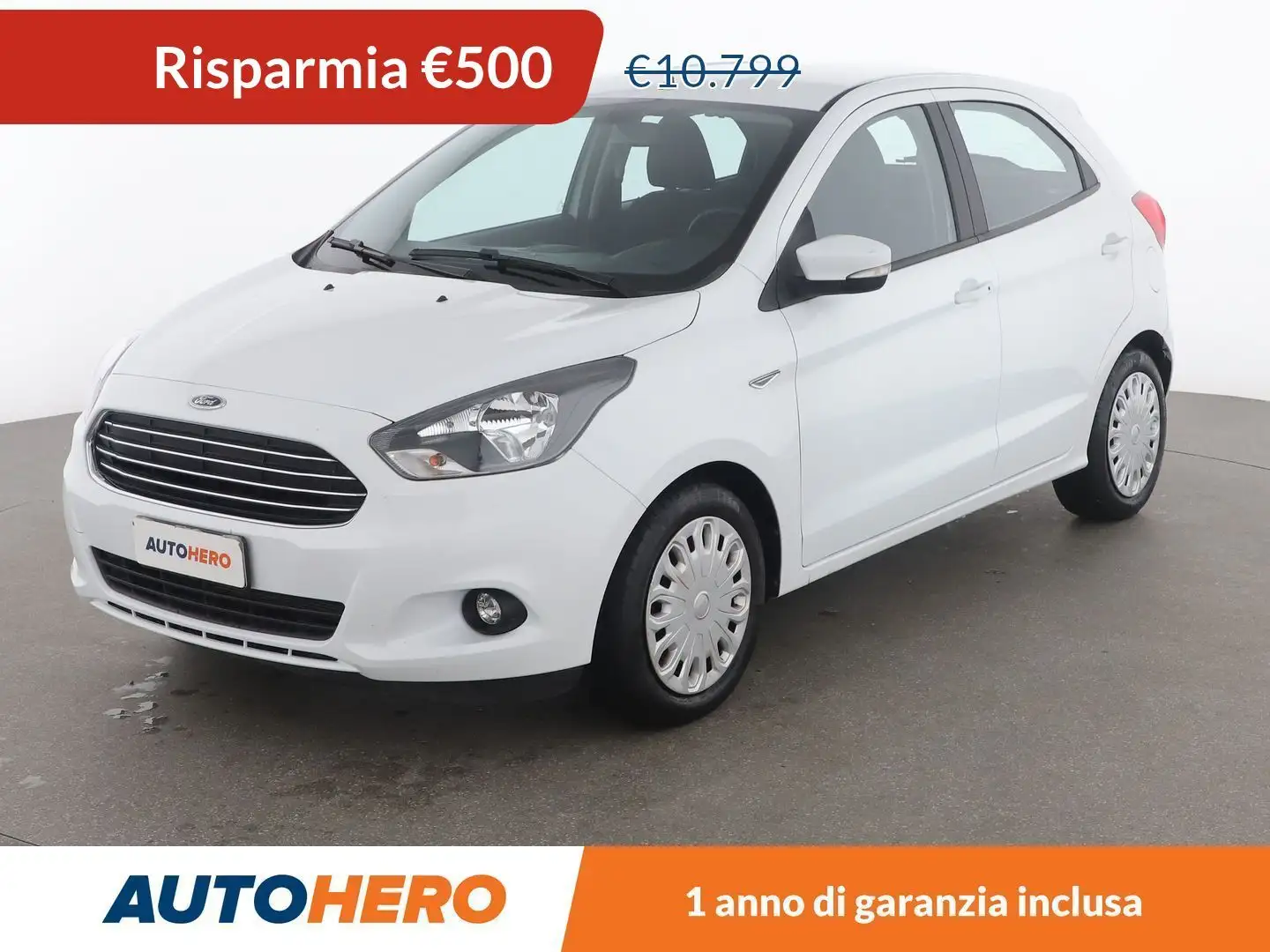 Ford Ka/Ka+ 1.2 Ti-VCT Blanc - 1