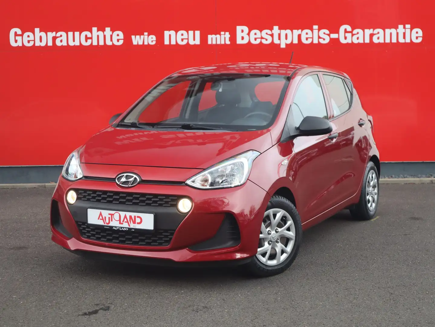 Hyundai i10 1.0 Klima USB AUX Rouge - 1