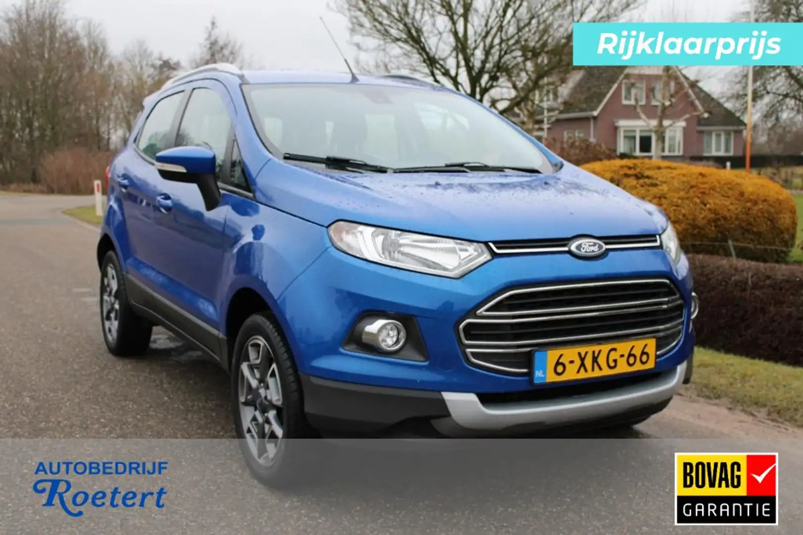 Ford EcoSport 1.0 125pk Titanium ECC/Cruise/PDC/Lichtmetalen vel Bleu - 1