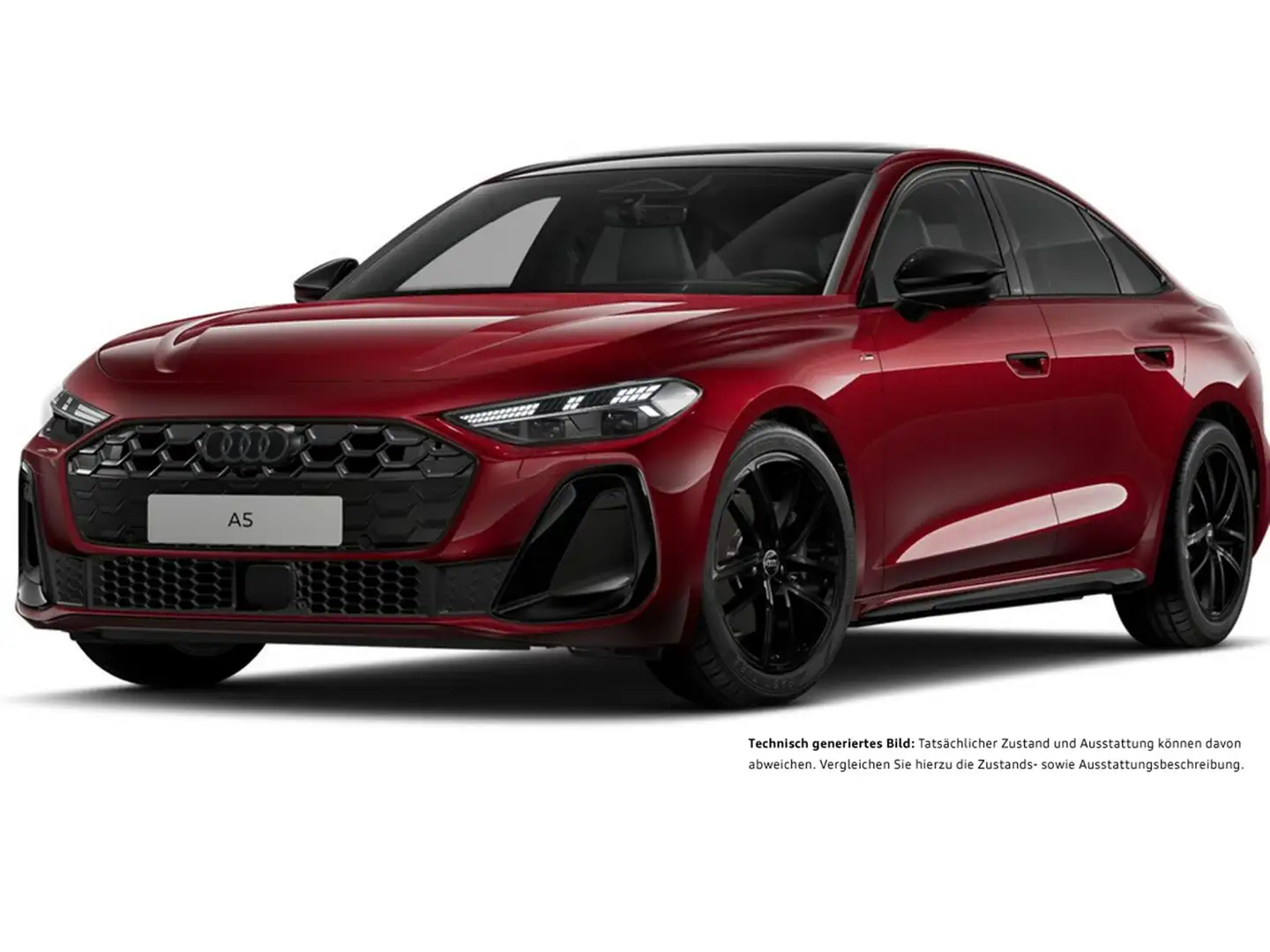 Audi A5 quattro S LINE BLACKPAK PANO AHK B&O ACC LM19 Rot - 2
