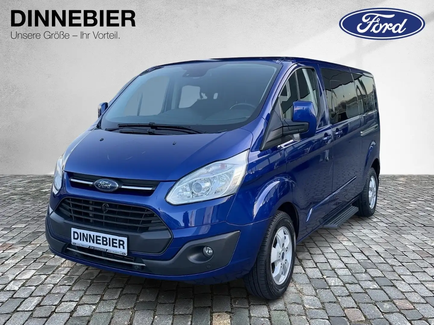 Ford Tourneo Custom 310 L2 Titanium Kamera+Navi Blauw - 2