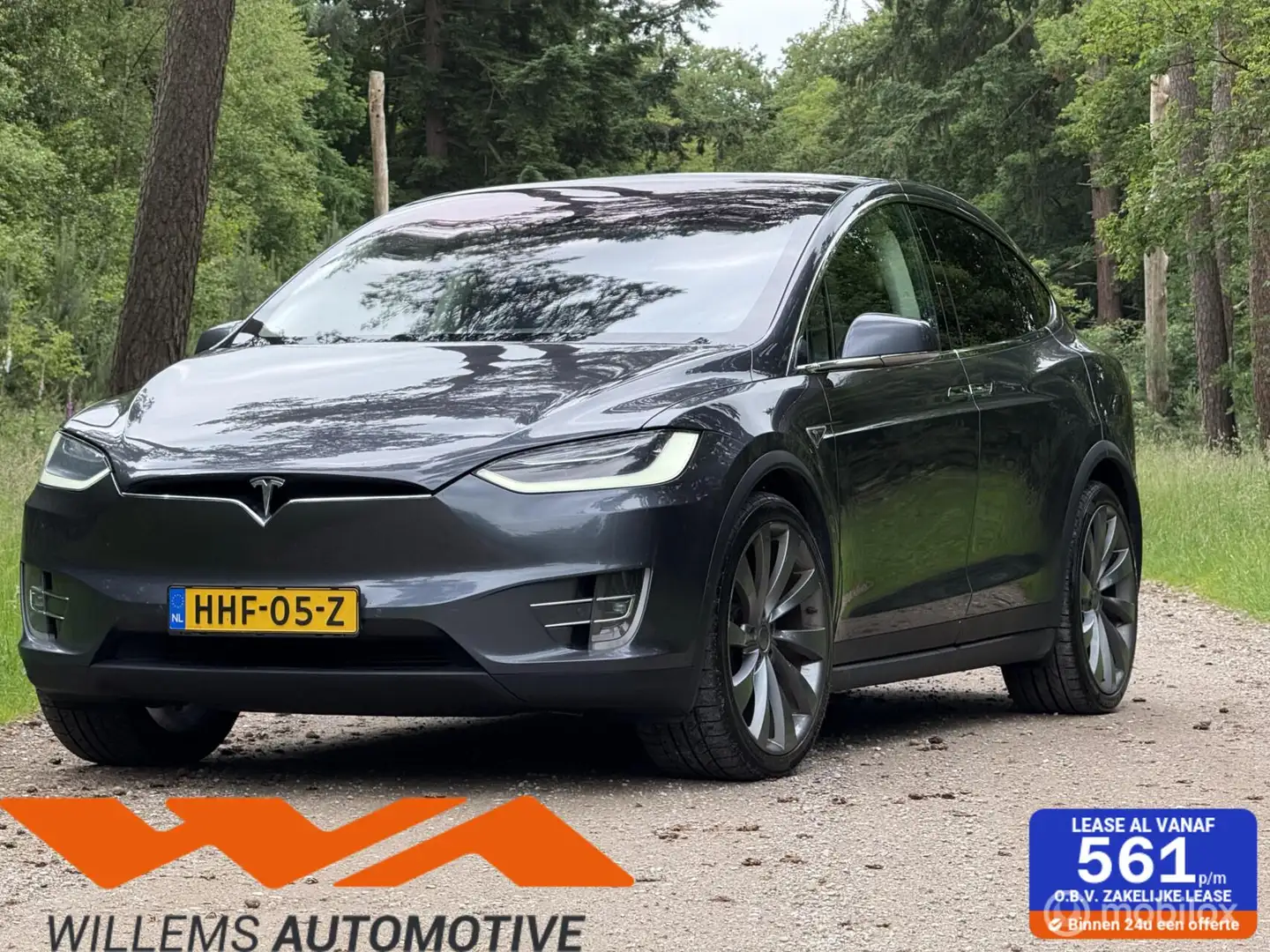 Tesla Model X 90D 6p Free Supercharge SC01 / Autopilot / CCS Grijs - 1