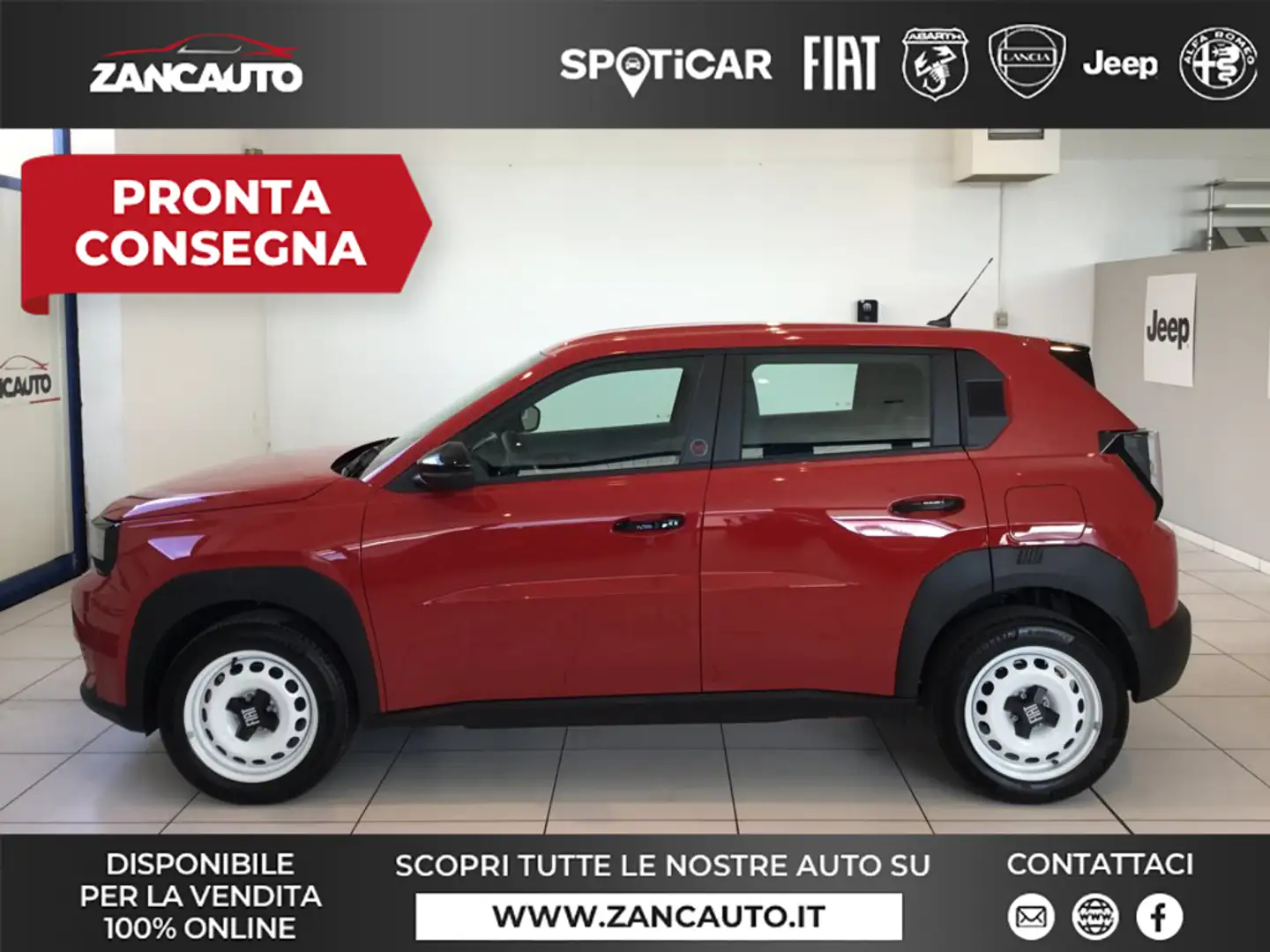 Fiat Grande Panda 44Kwh Red - PREMIO ROTT. EURO 0 - 3 MARZO Rosso - 1