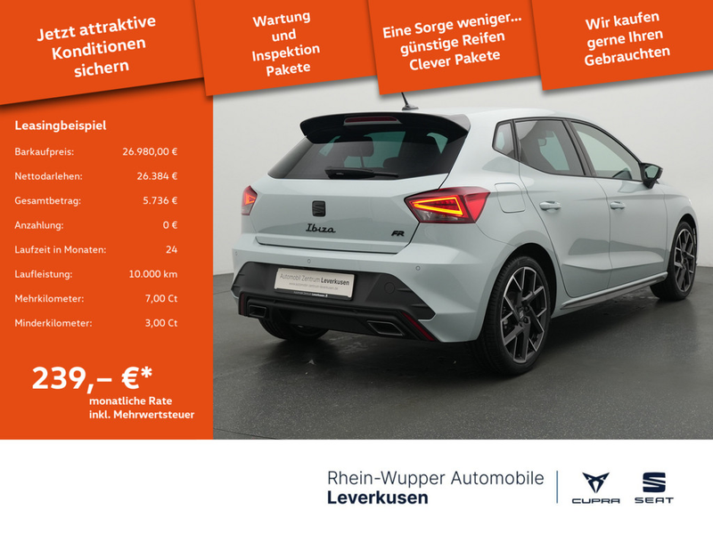 SEAT Ibiza FR Black Edition DSG LED NAVI KAM ACC V — photo 2