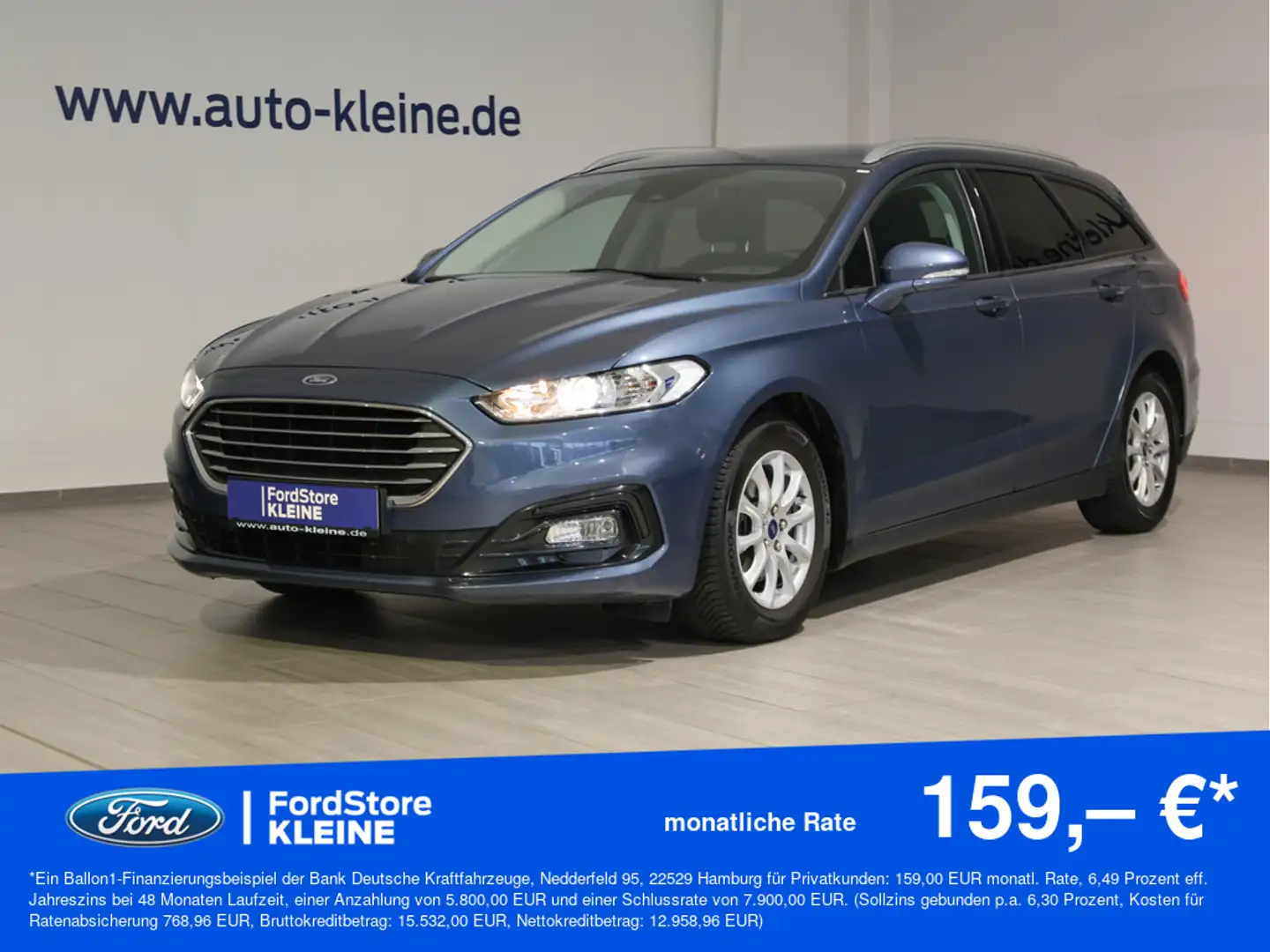 Ford Mondeo Business Edition 2.0l EcoBlue NAVI+SHZ Blau - 1