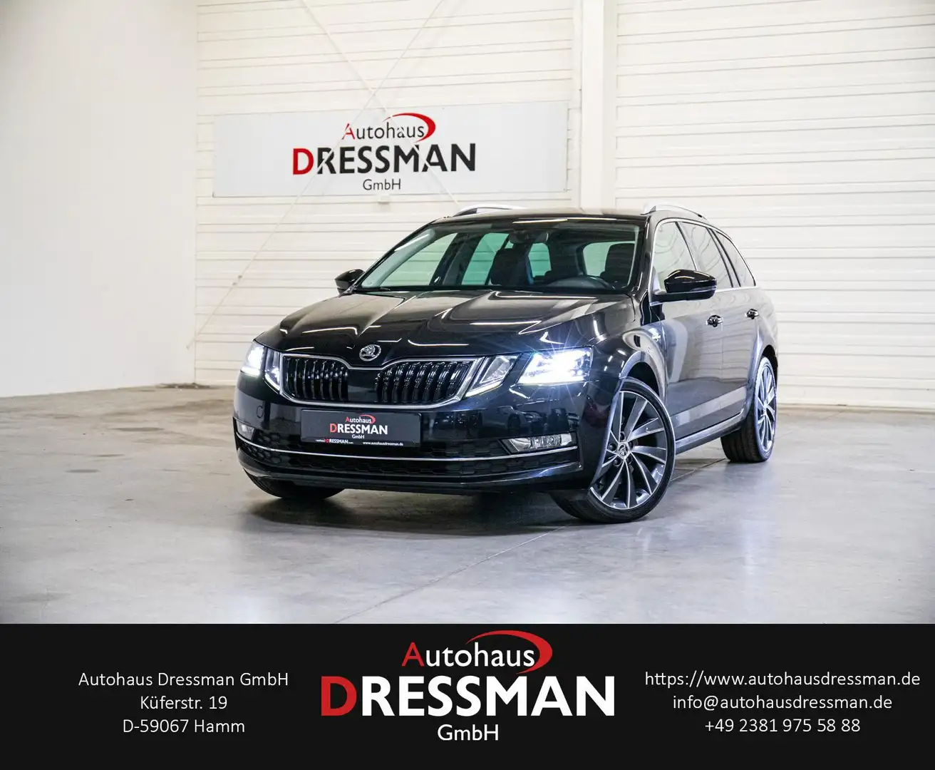 Skoda Octavia DSG 2.0 TDI 4x4 L&K AHK CANTON NAVI LED Negro - 1
