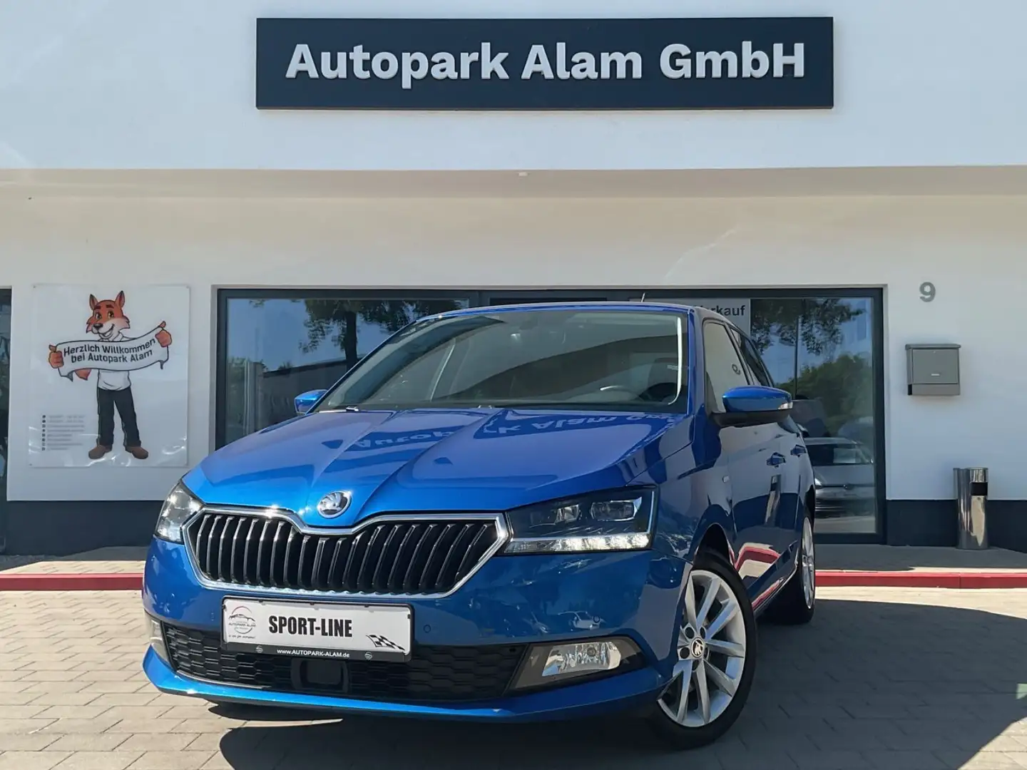 Skoda Fabia Soleil 1,0 TSI DSG Navi LED 16 Zoll SHZ Modrá - 1