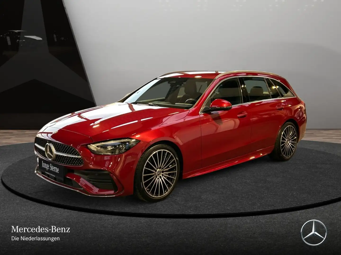 Mercedes-Benz C 200 T AMG+360+AHK+19"+KEYLESS+9G Rot - 2