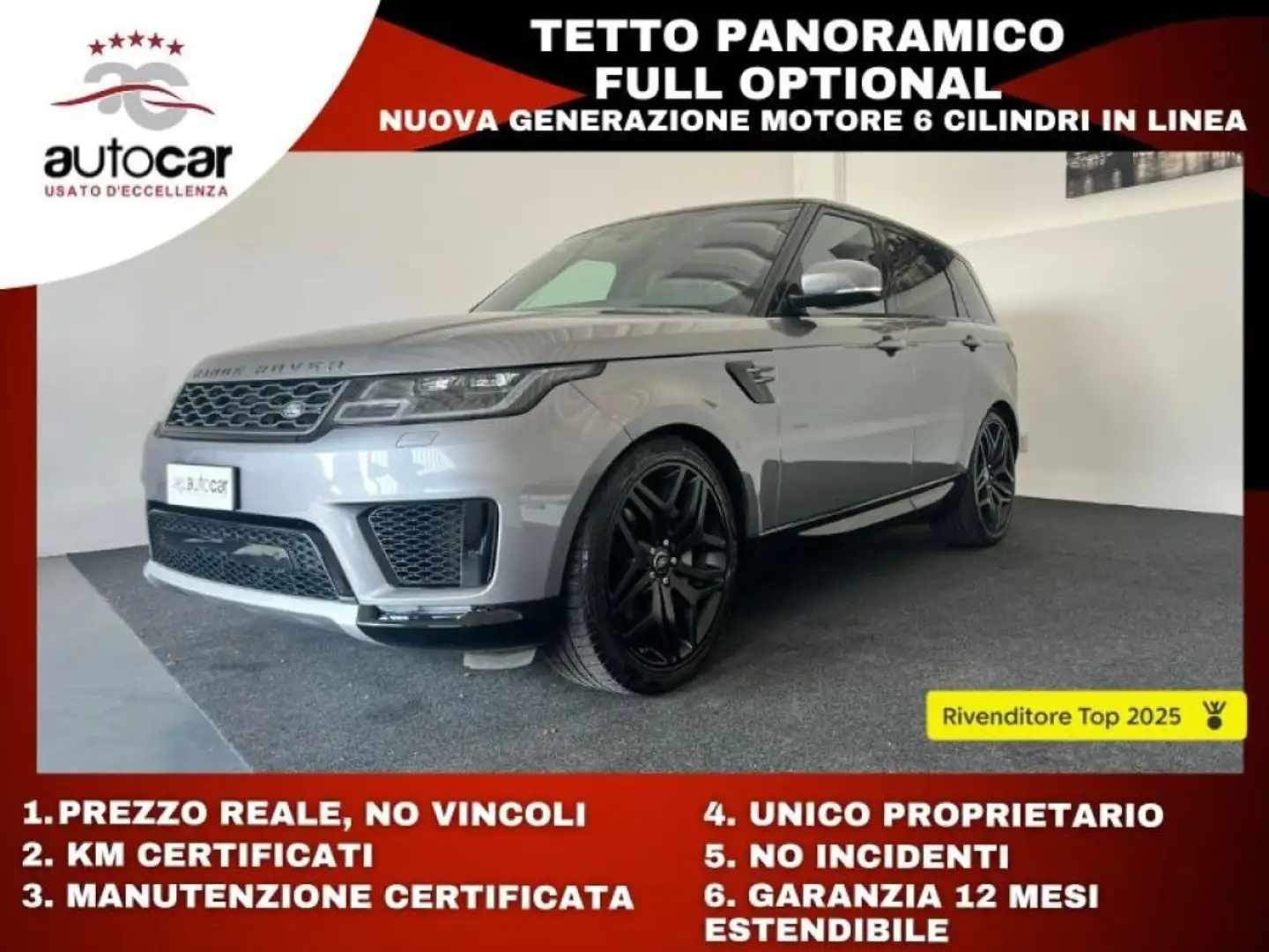 Land Rover Range Rover Sport 3.0D l6 Ibrida 249 CV HSE Silver Edition Grigio - 1