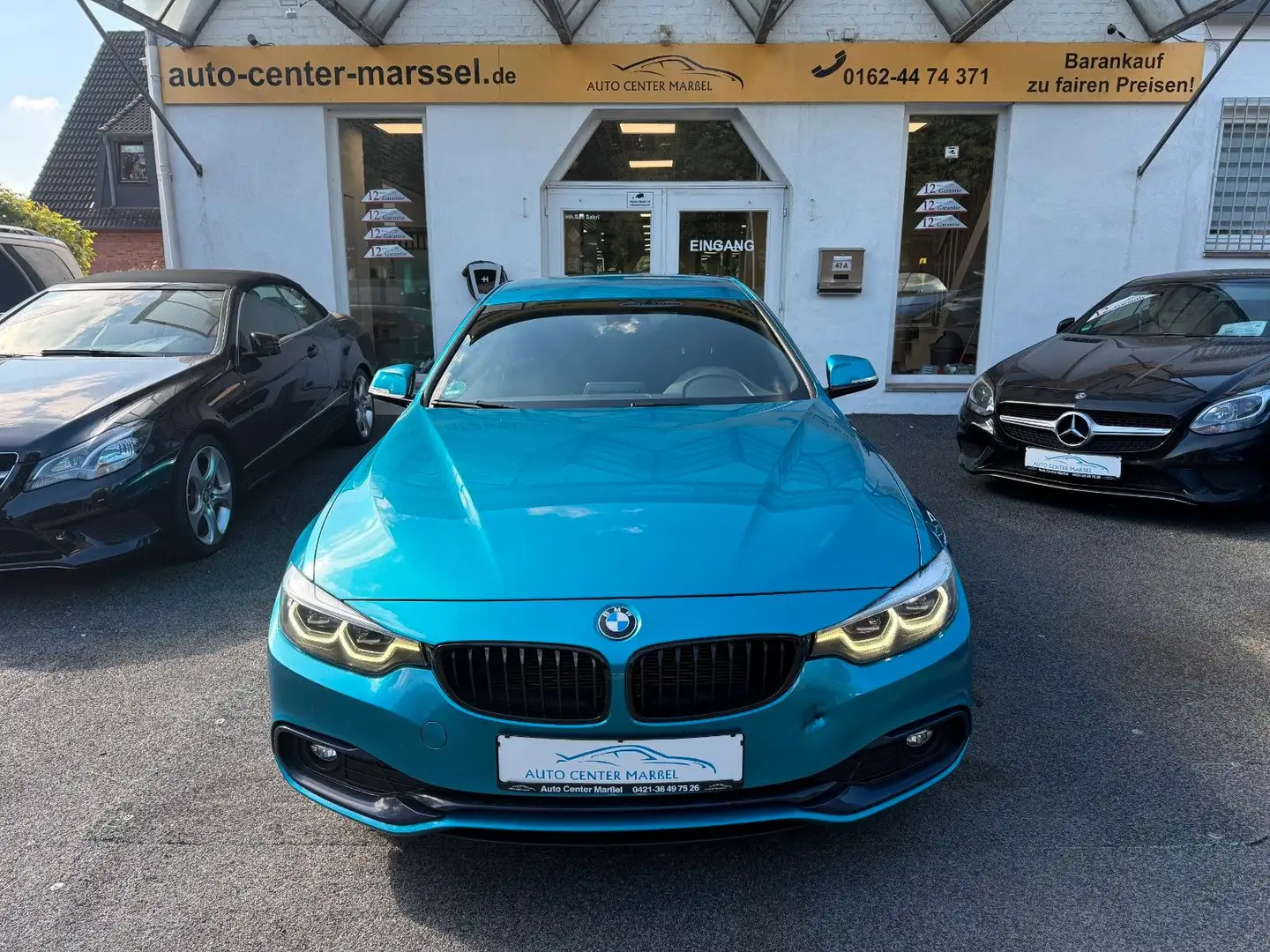BMW 420 d Gran Coupe Sport Line LED/NAVI/HIFI/TEMPOMA Bleu - 2