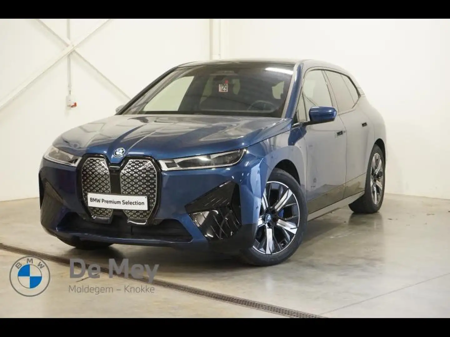 BMW iX xDrive40 Bleu - 1