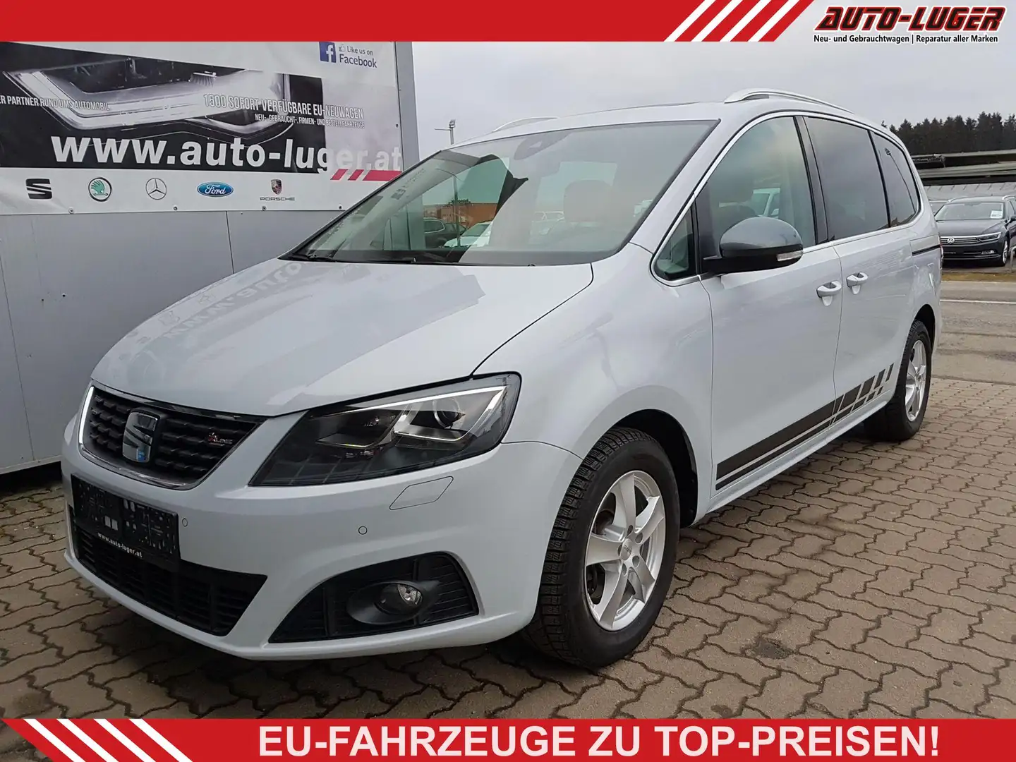 SEAT Alhambra FR-Line 2.0 TDI DSG 130 kW (177 PS), Doppelkupp... Weiß - 1