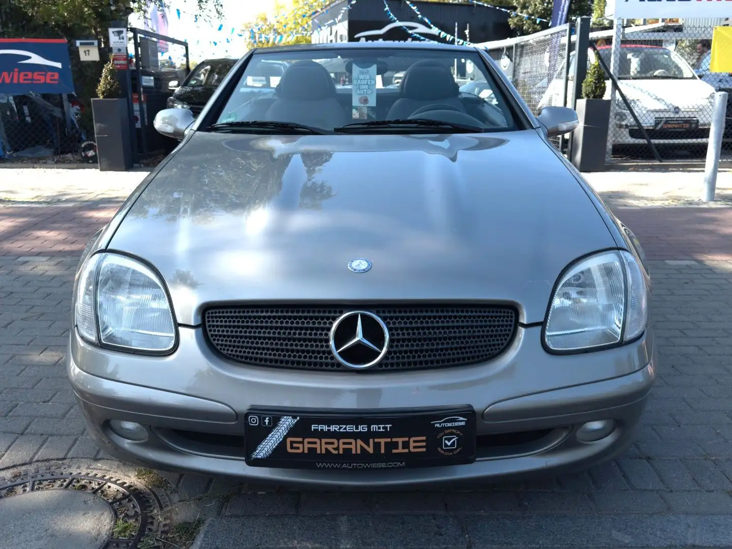 Mercedes-Benz SLK 200 Kompressor*Aut.*Leder*Shz*Temp.*17"AMG* srebrna - 2