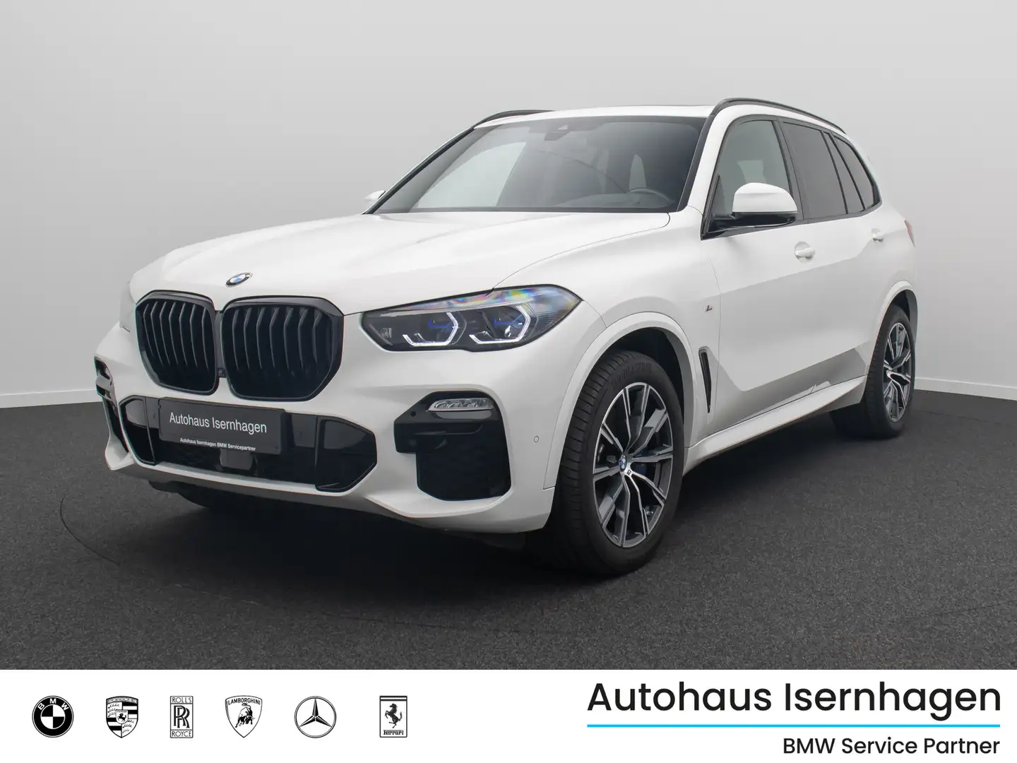 BMW X5 M Sport 360° HUD HiFi DAB AHK Panorama Weiß - 1