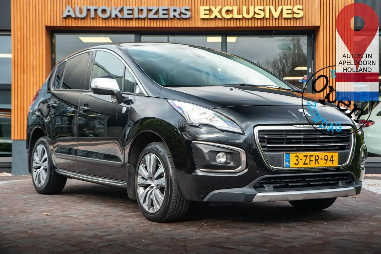 Peugeot 3008 1.6 THP Crossway Panodak HUD Tempomat Navi Noir - 1