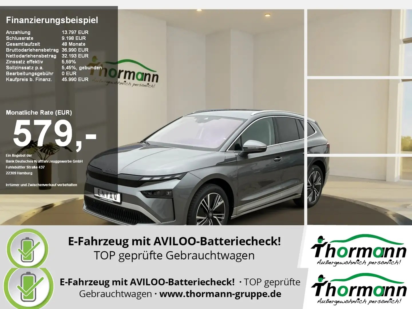 Skoda Enyaq 60 Loft Szürke - 1