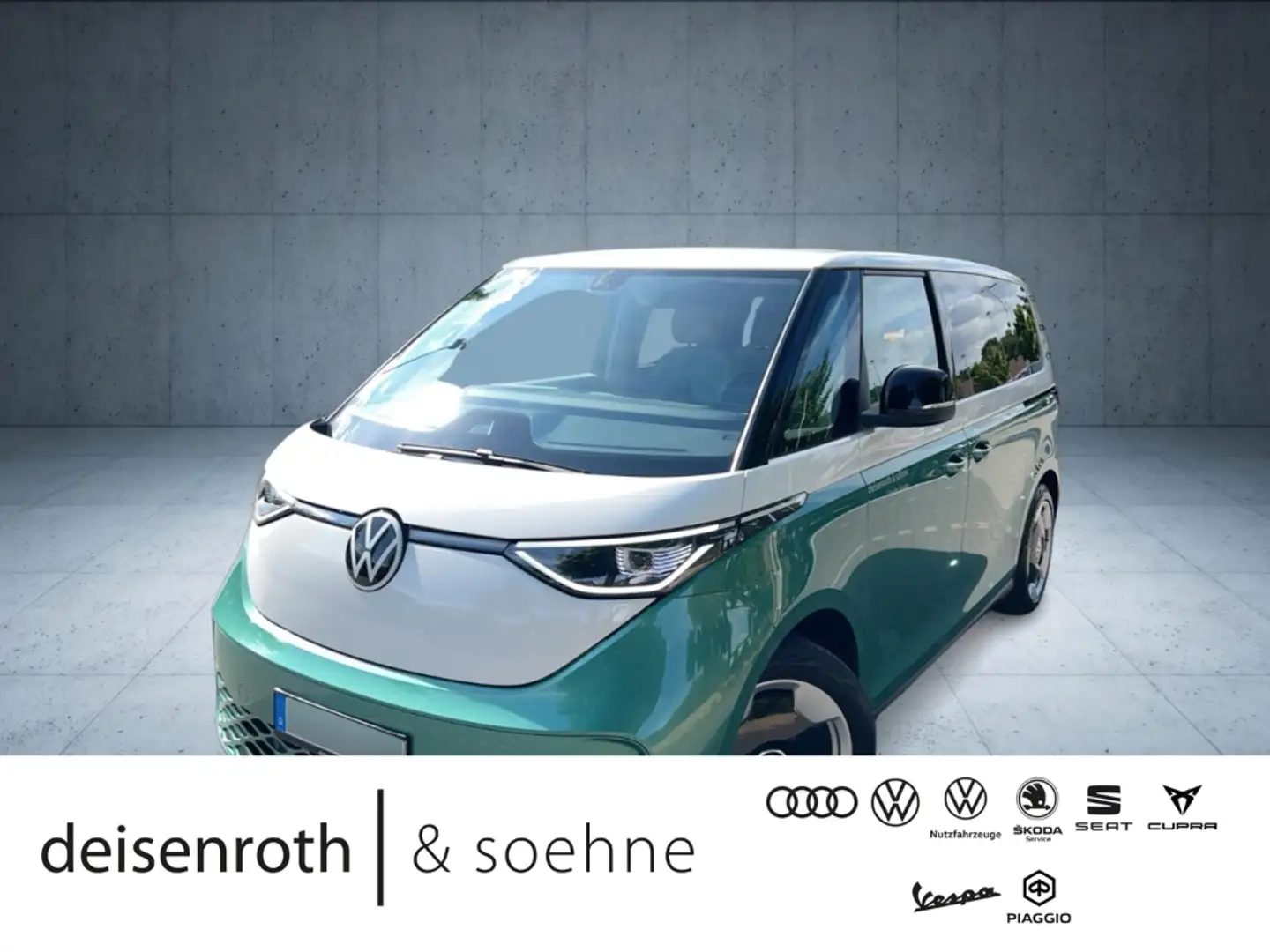 Volkswagen ID. Buzz Bus Goal 210 kw AHK/Matrix/20''/EasyOpen/Assist/Na Zielony - 1