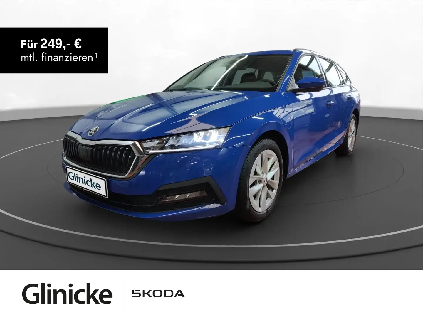 Skoda Octavia Combi 1,4 eTSI Ambition iV DSG Bleu - 1