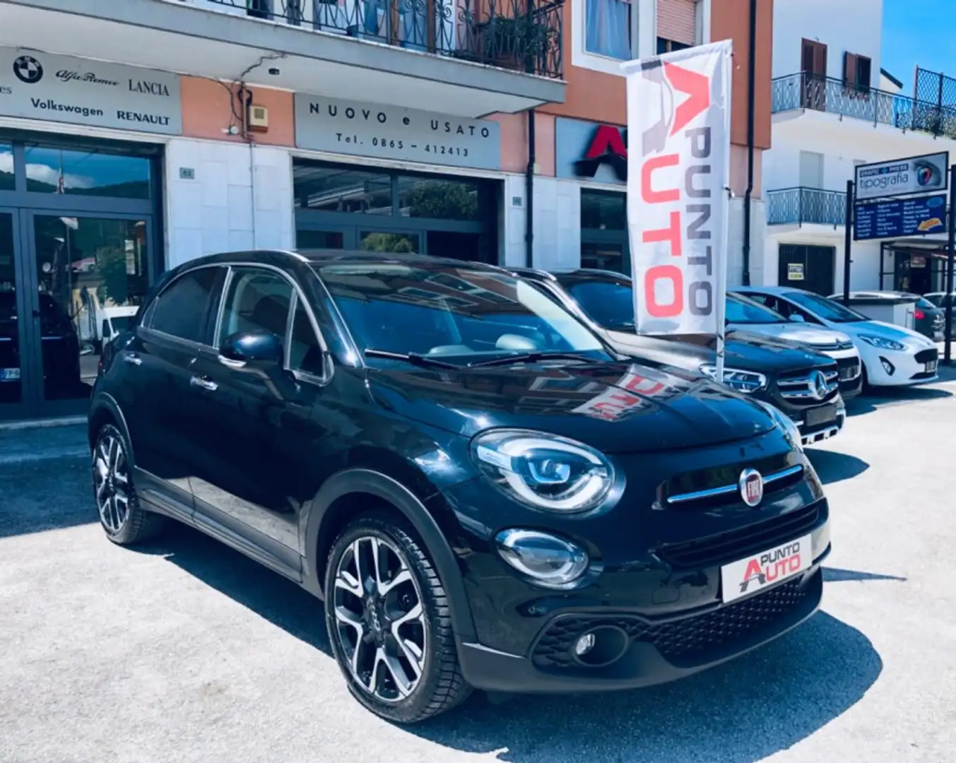 Fiat 500X 1.6 MultiJet 130 CV full led- telecam Nero - 2