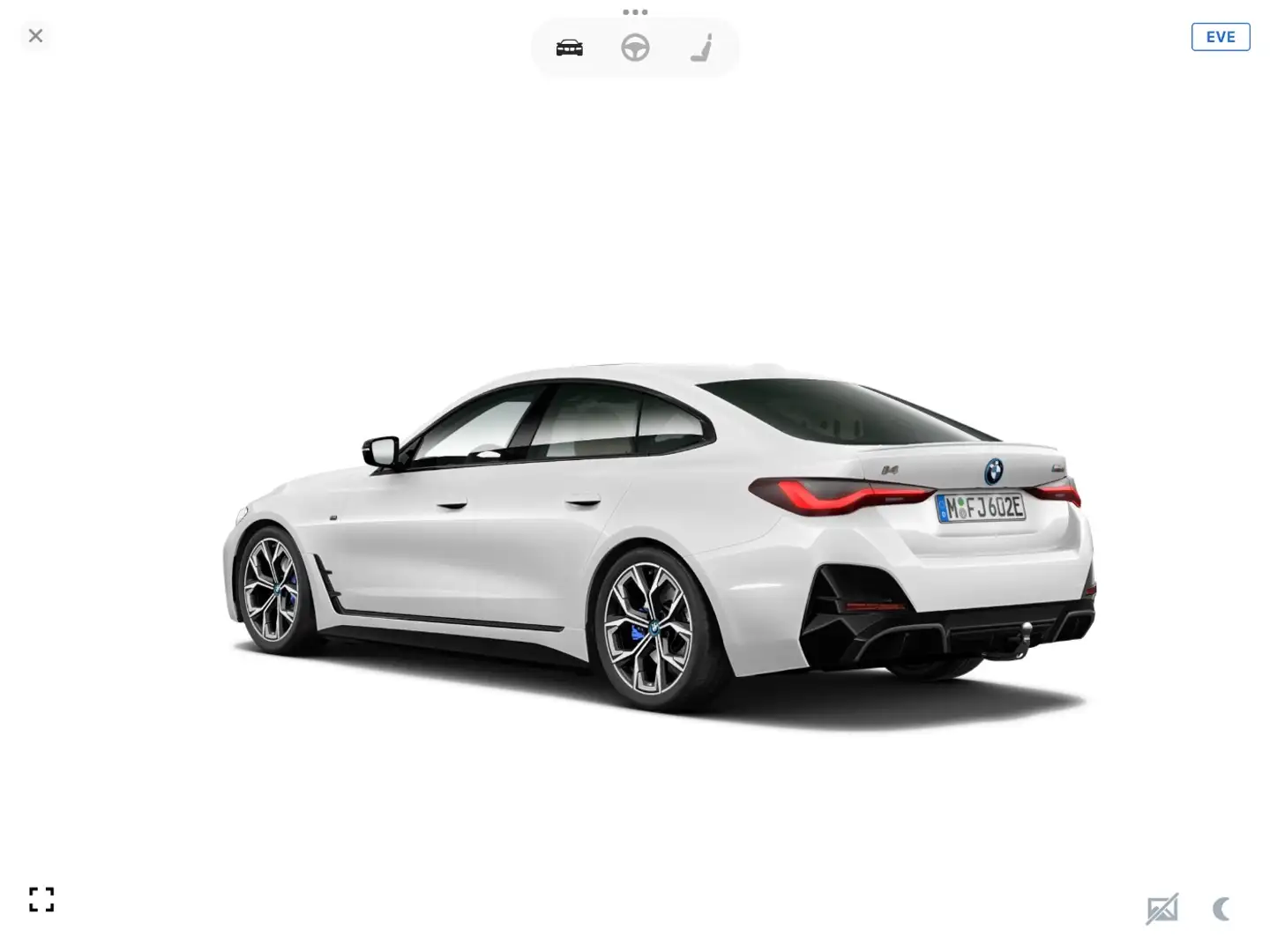 BMW i4 M50 Gran Coupé NaviProf*AHK*Glasdach*Parkass Weiß - 2