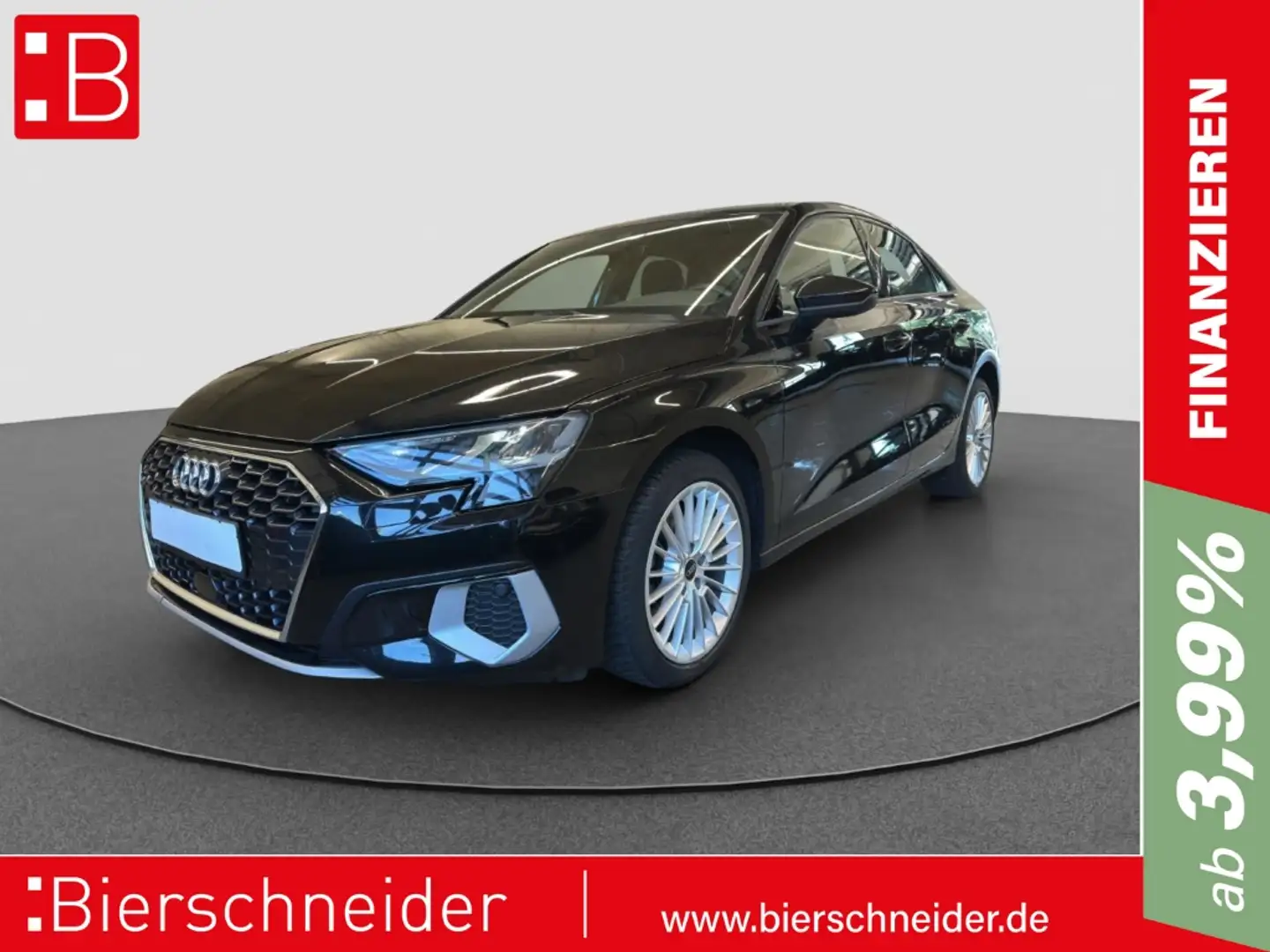 Audi A3 Limousine 2.0 TDI S tronic 35 advanced REAR NAVI S Schwarz - 1