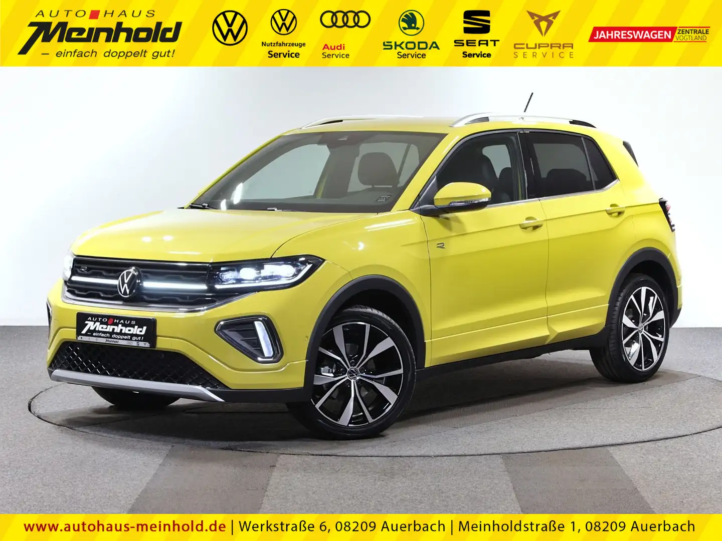 Volkswagen T-Cross 1.5 TSI DSG R-Line, IQ.LIGHT,AHK,Kamera, Gelb - 1
