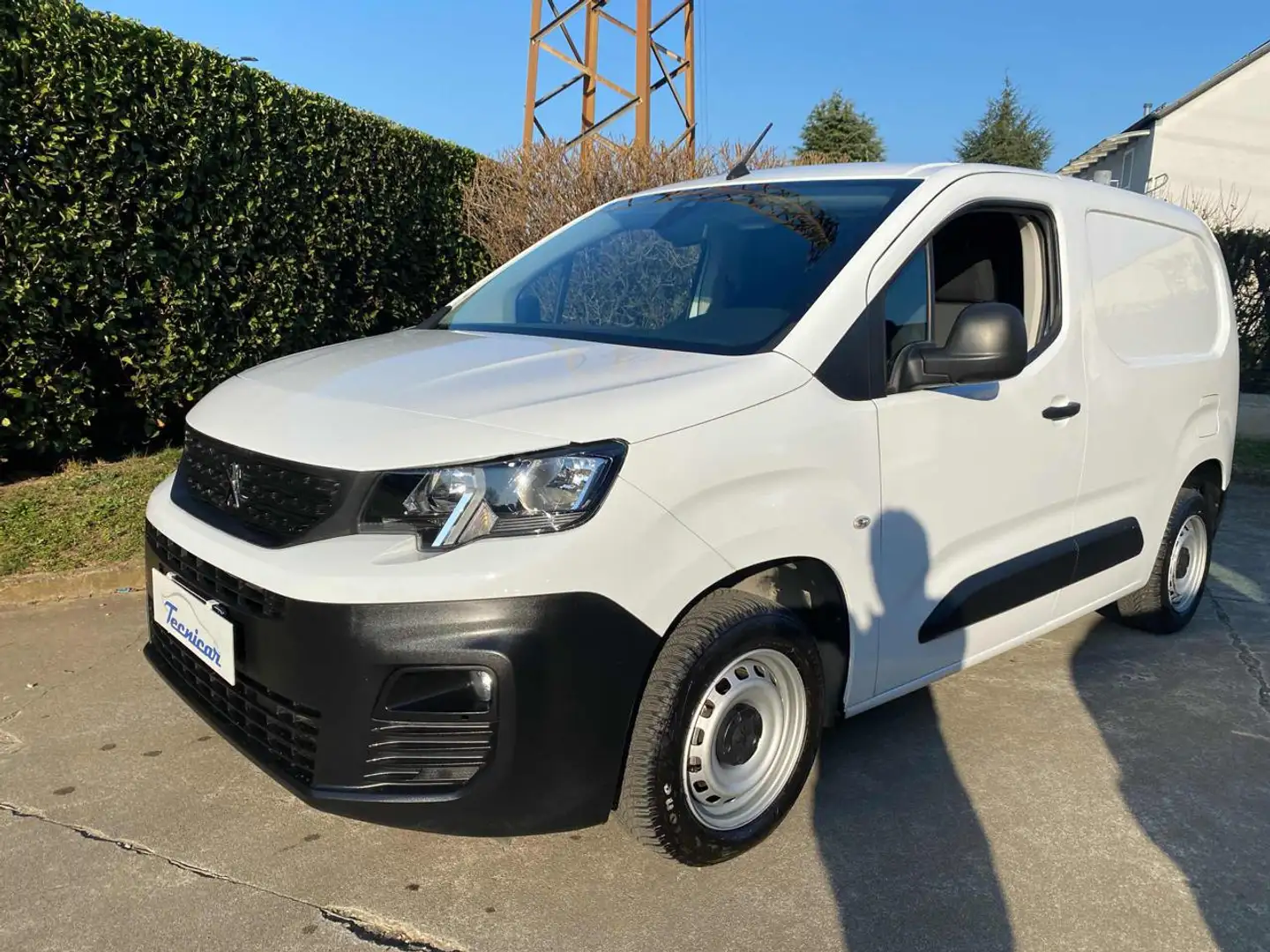 Peugeot Partner solo 18000 km 3 posti BlueHDi 100 S&S PC netto iva Білий - 1