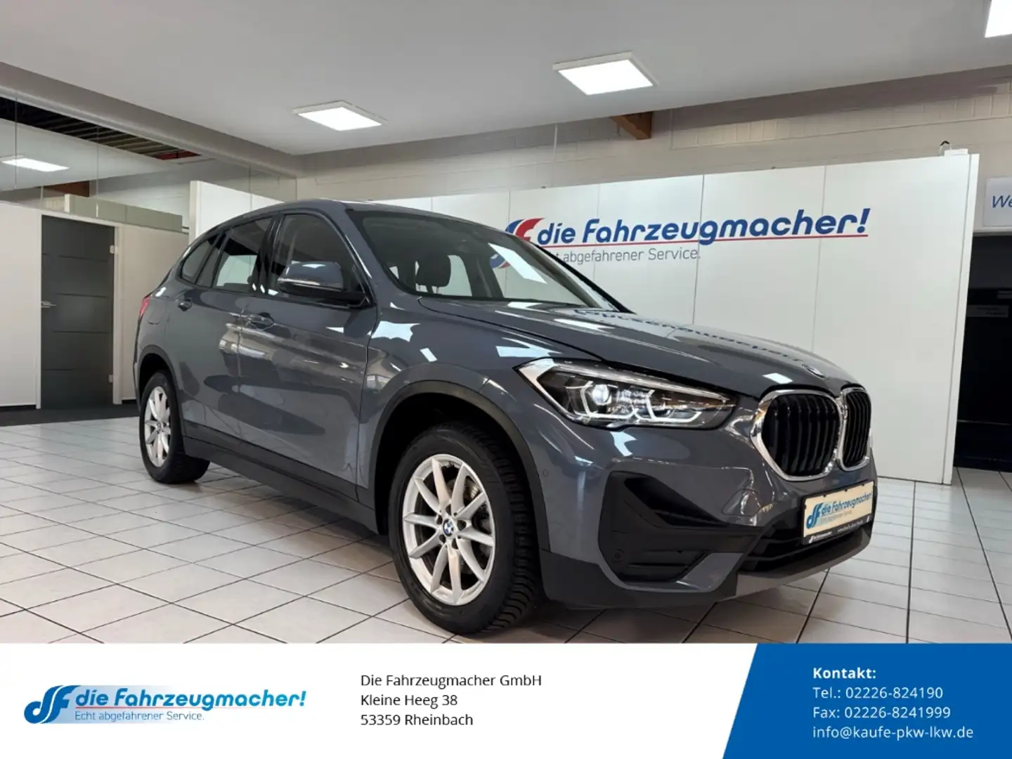 BMW X1 sDrive 18 i Advantage Sound Sportsi. LED el.Heckkl Grijs - 1