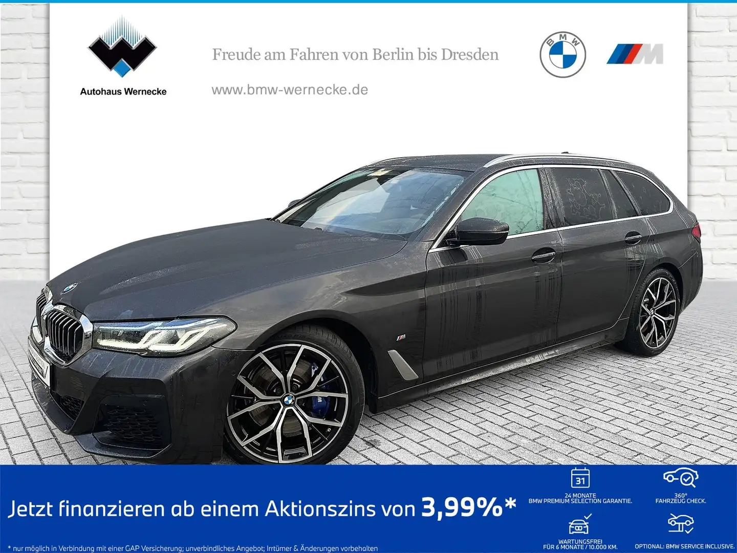 BMW 520 d xDrive Touring M Sportpaket Head-Up DAB Grau - 1