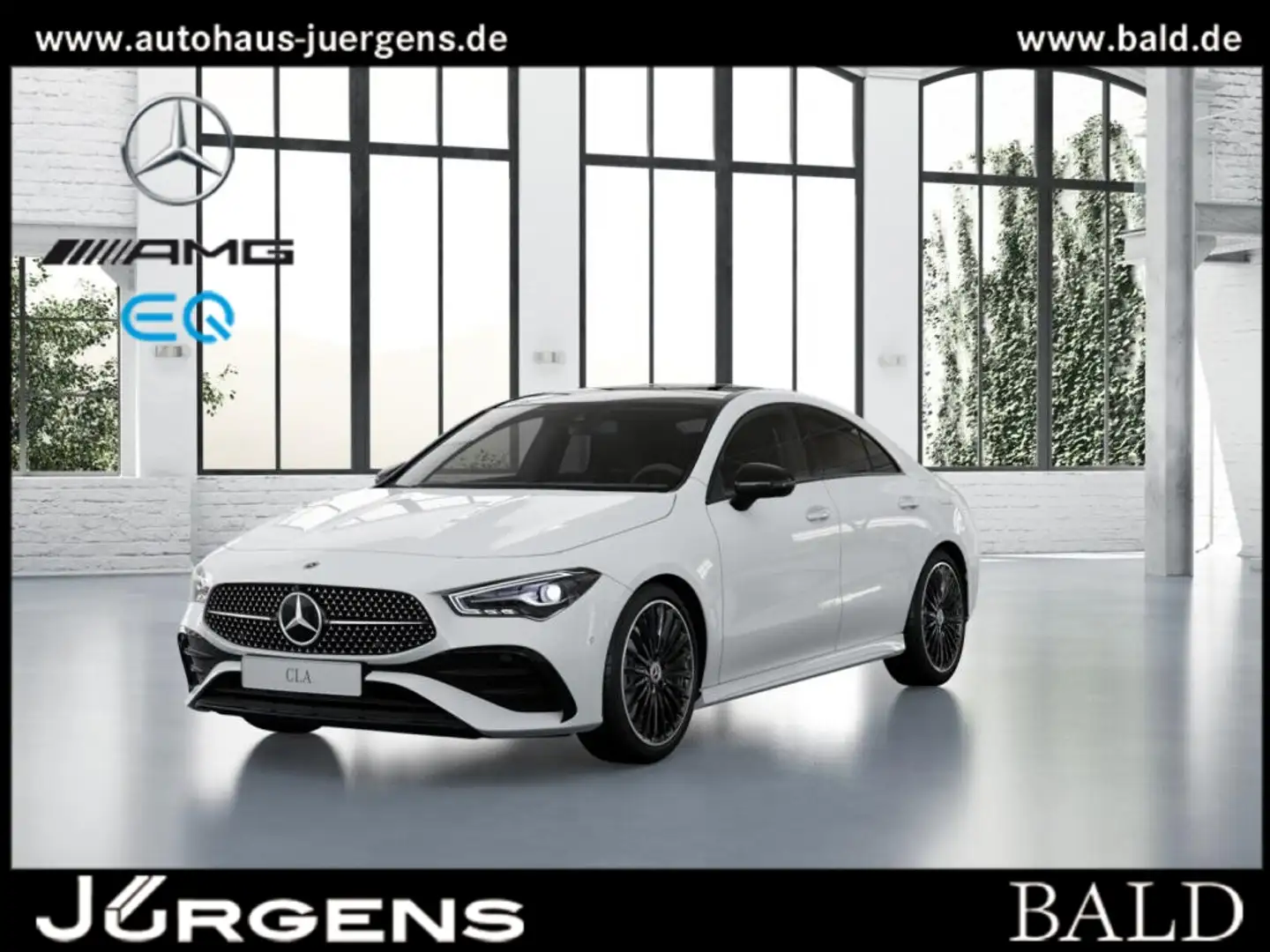 Mercedes-Benz CLA 200 Coupé AMG-Sport/LED/360/Pano/Night/Distr Weiß - 1