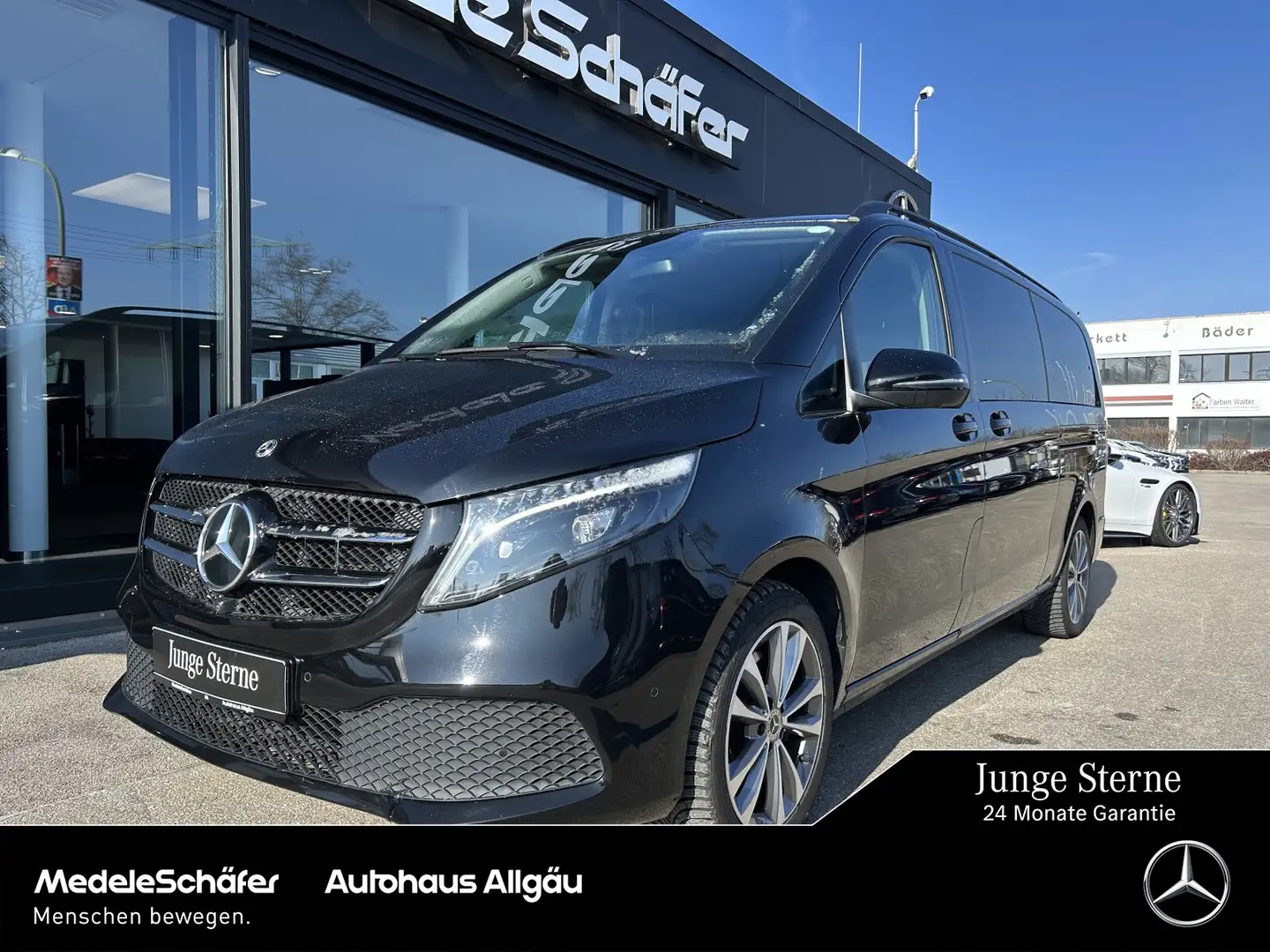 Mercedes-Benz V 300 V 300 d AVANTGARDE Extralang XL AIRMATIC LED 360 Zwart - 1