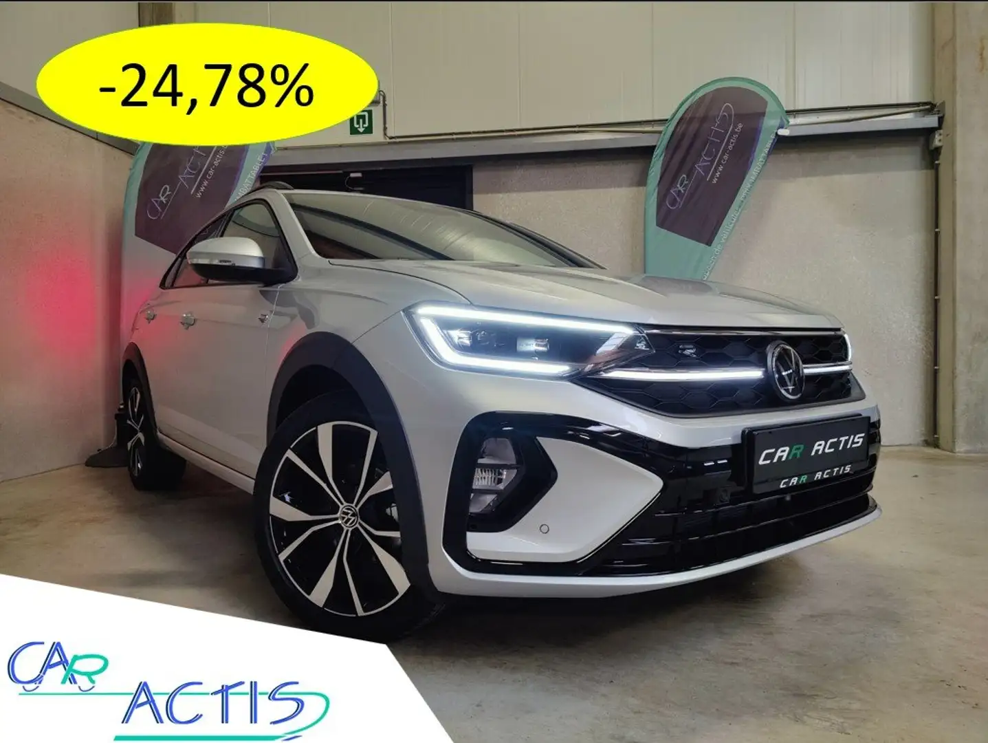 Volkswagen Taigo 1.0TSI R-Line DSG - SI.CH - CLIM AUT - CAM - KESSY Bianco - 1
